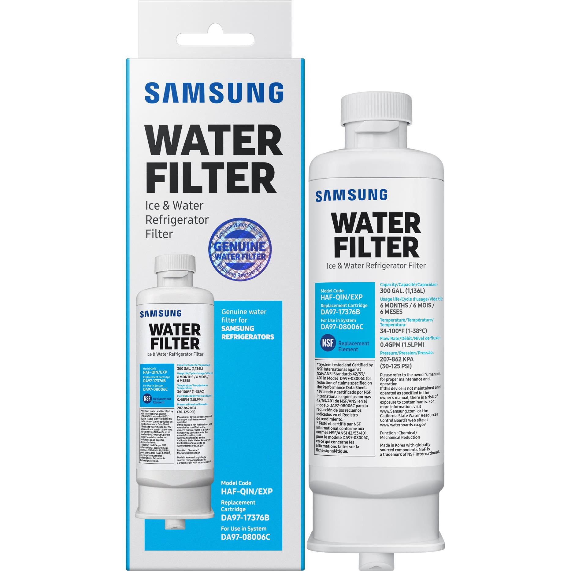 samsung french door water filter