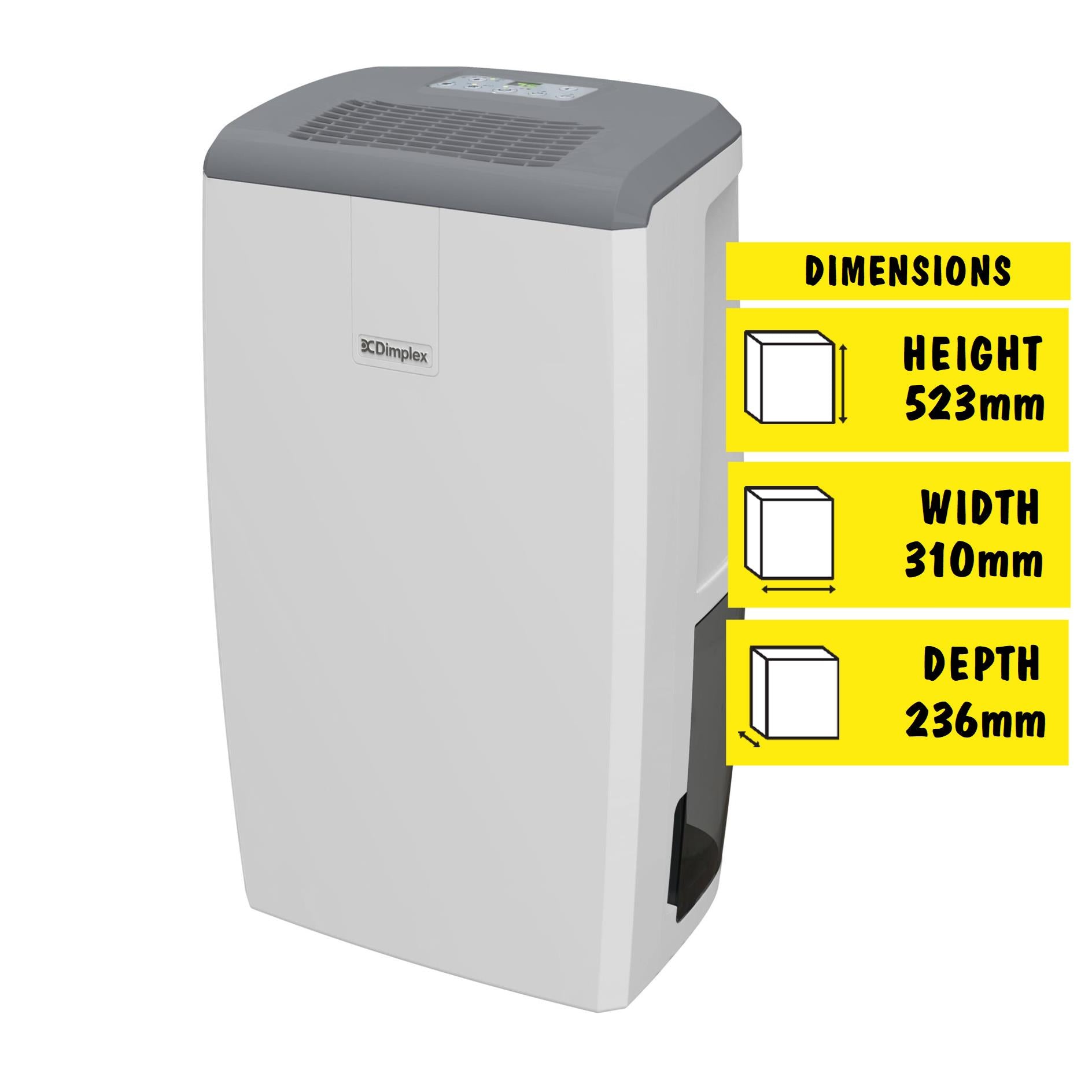 dimplex gdde-evdri16e 16l dehumidifier