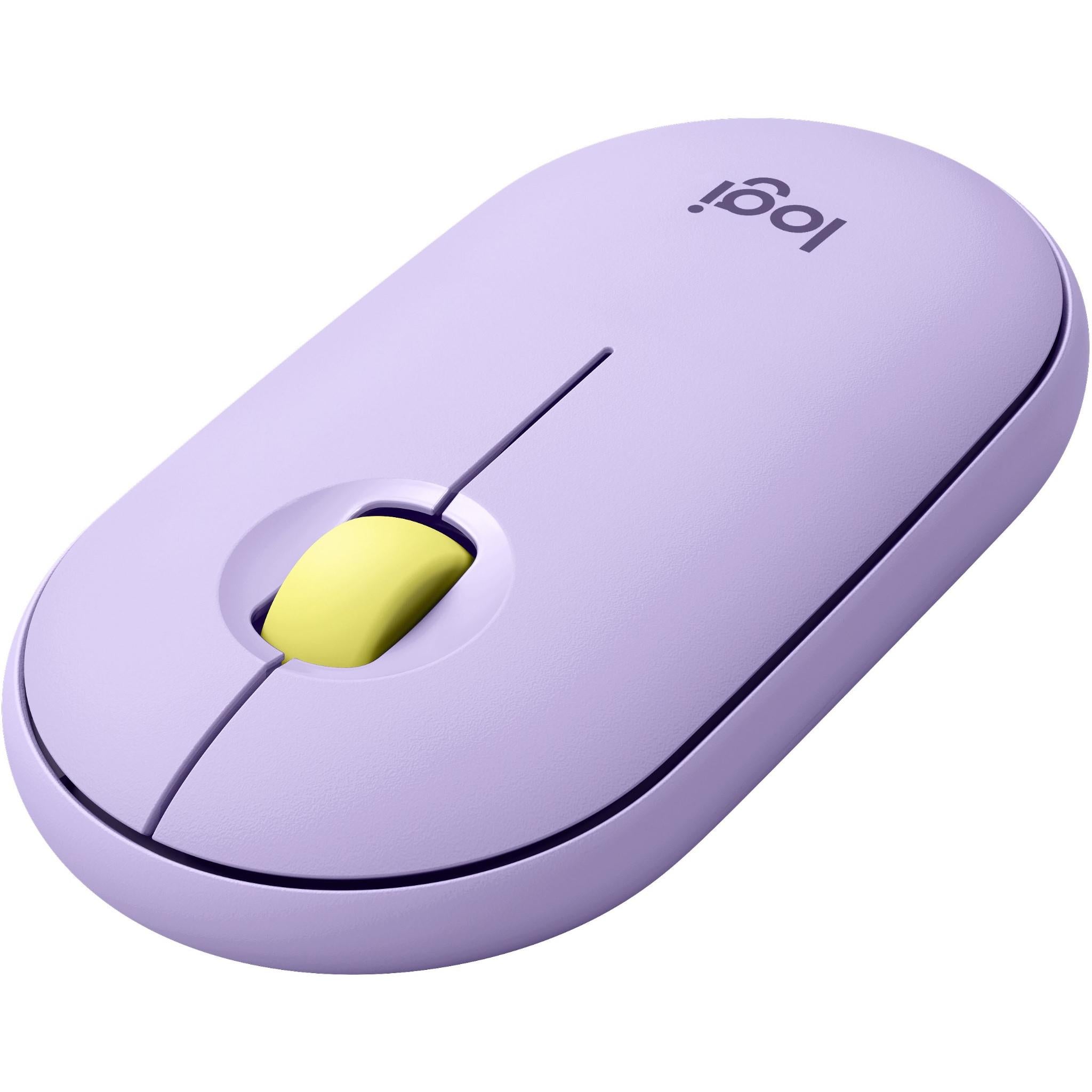 logitech m350 pebble wireless mouse (lavender)