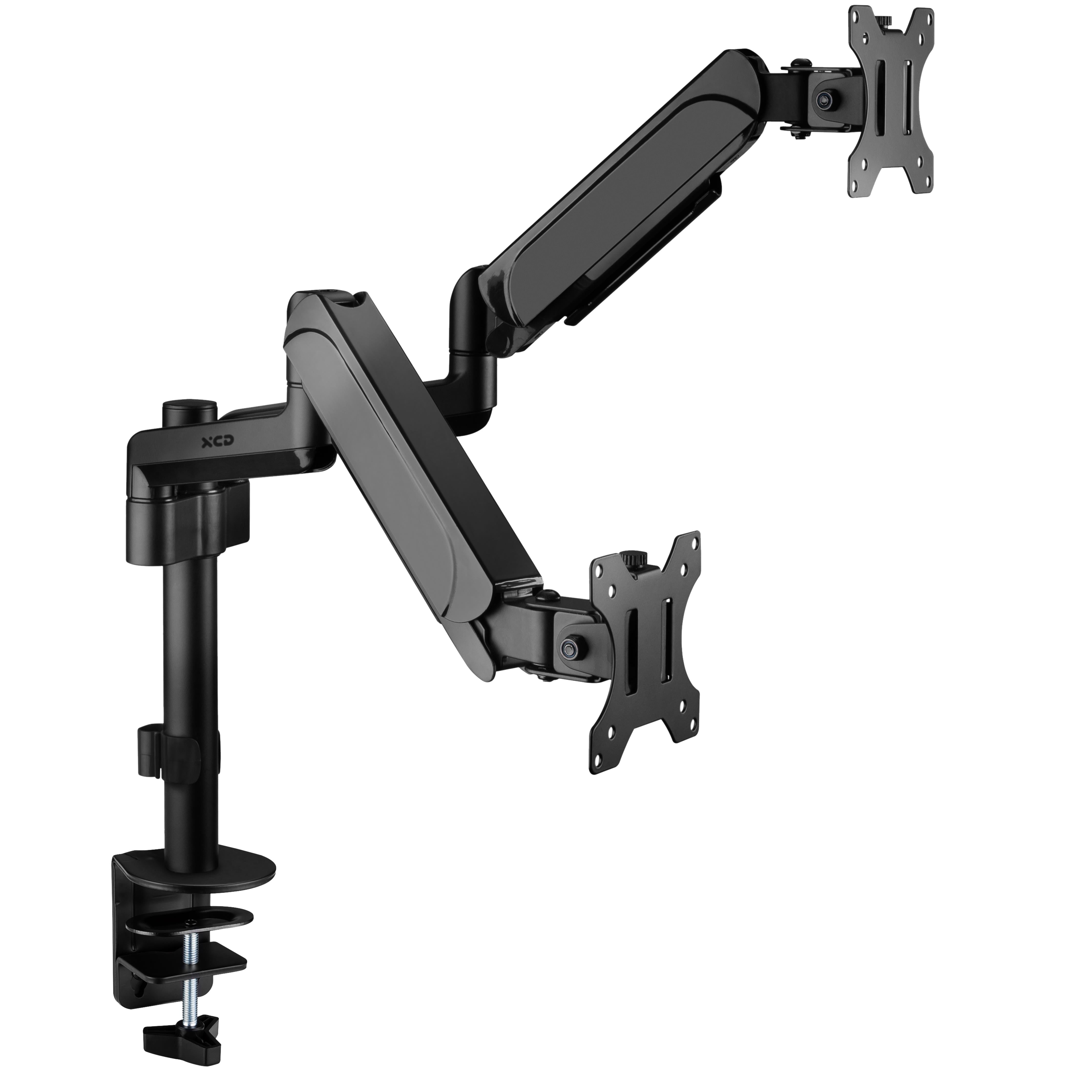 xcd full motion dual monitor desk mount