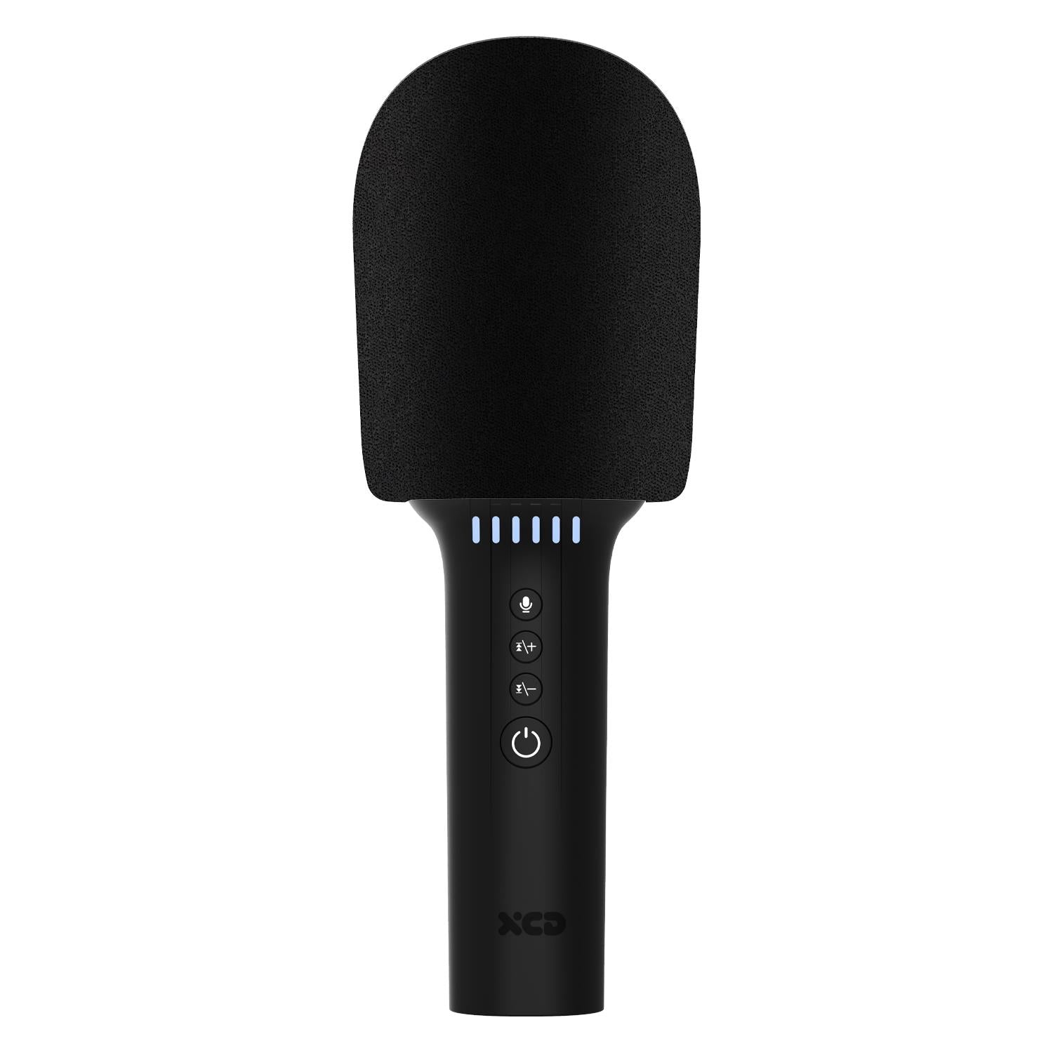 xcd bluetooth karaoke microphone with speaker (black)