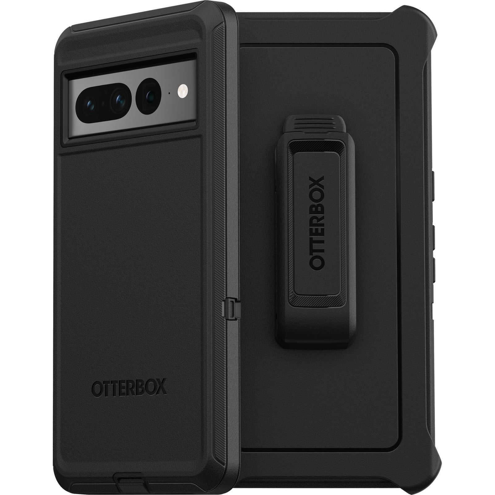 otterbox defender case for pixel 7 pro (black)