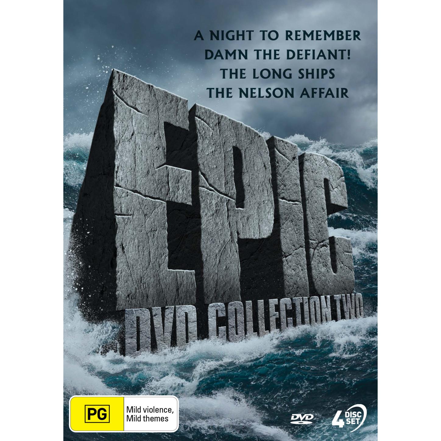 epic dvd collection 2 (a night to remember/damn the defiant!/the long ships/the nelson affair)
