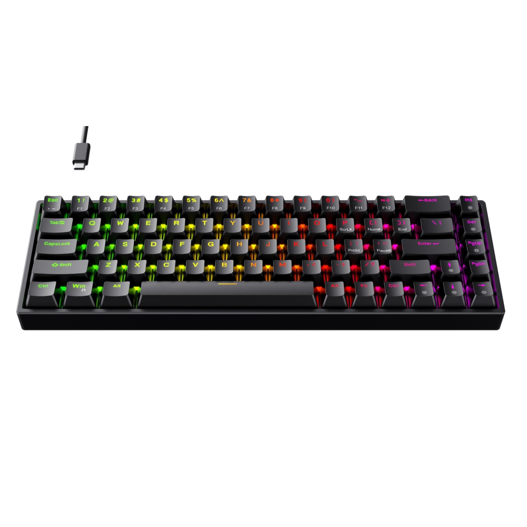 playmax pro mini mechanical keyboard (black)