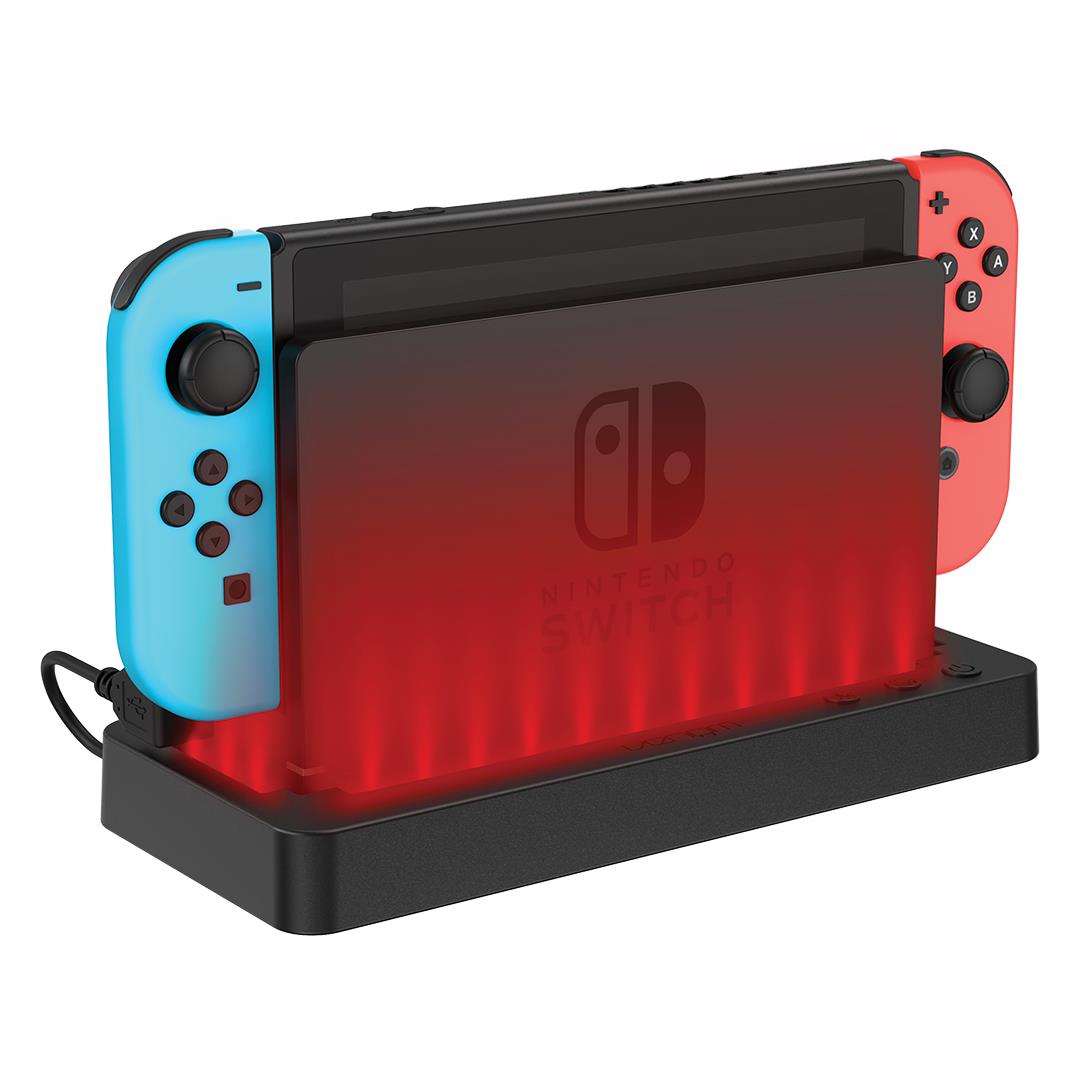 venom multi-colour led console stand for nintendo switch