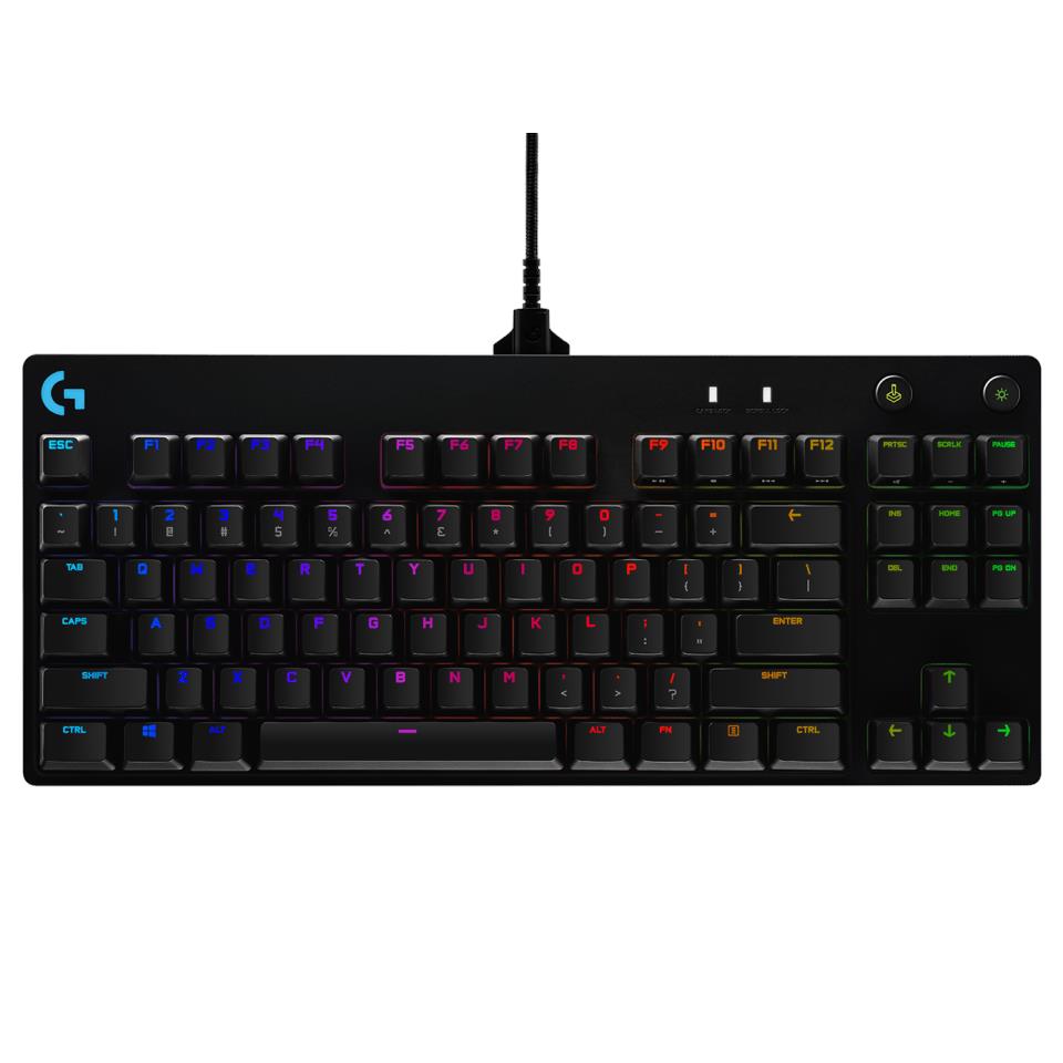 logitech g pro mechanical gaming keyboard (black)