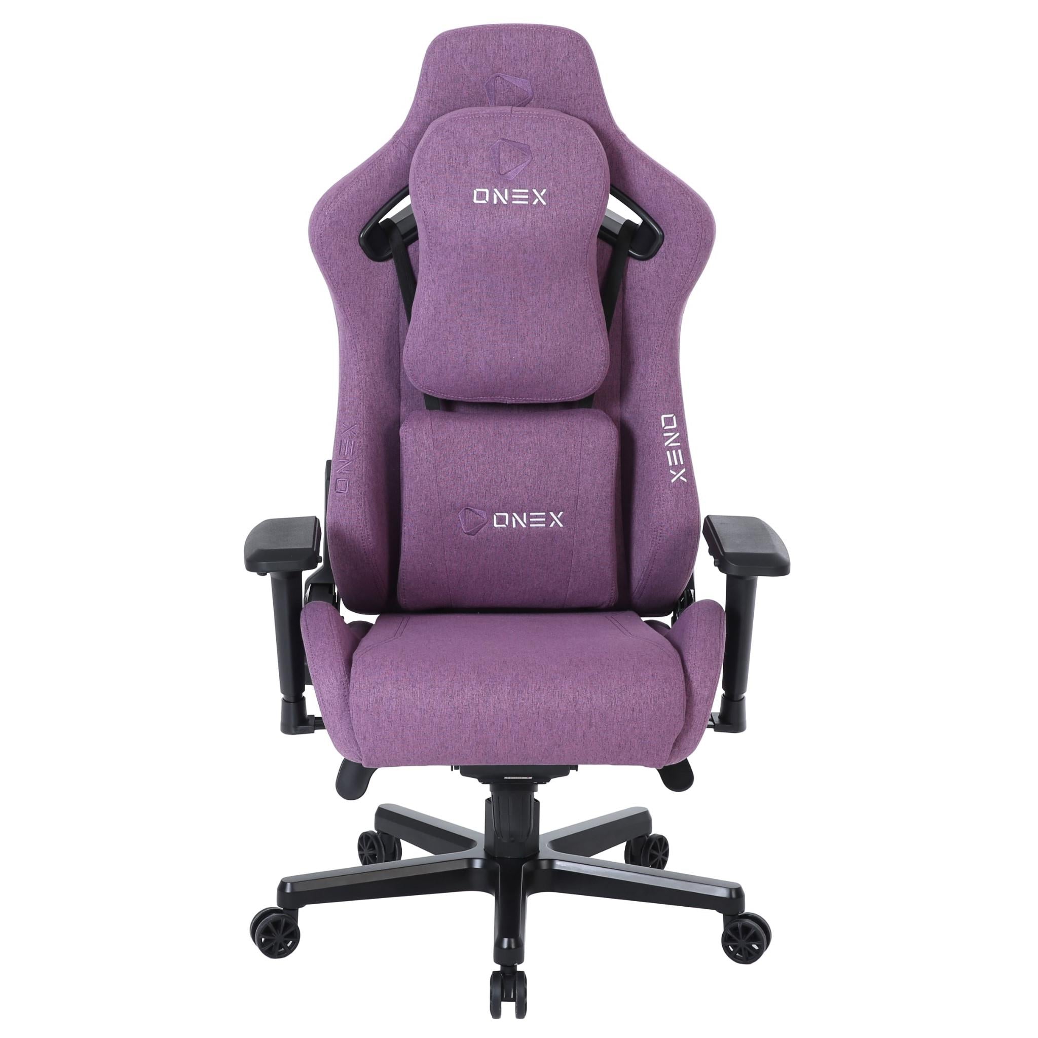 onex ev12 fabric xl edition gaming chair (deep purple)