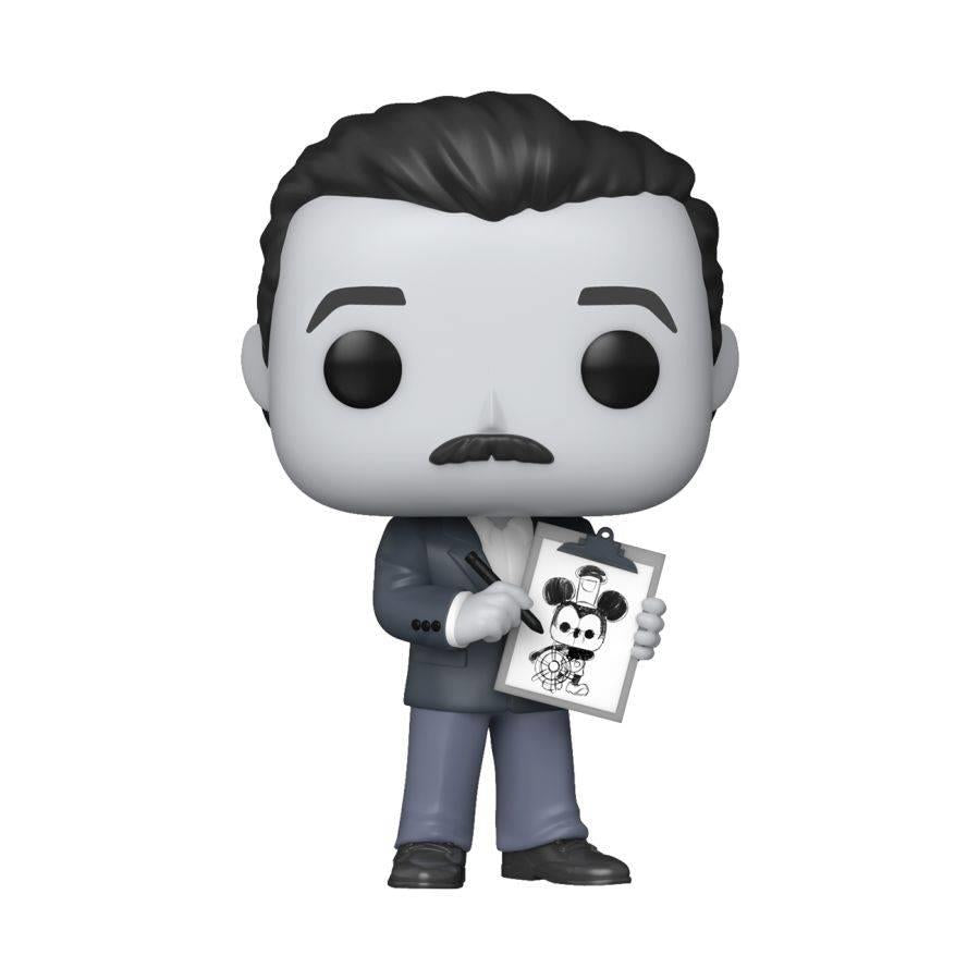 disney 100th - walt disney with drawing pop! vinyl