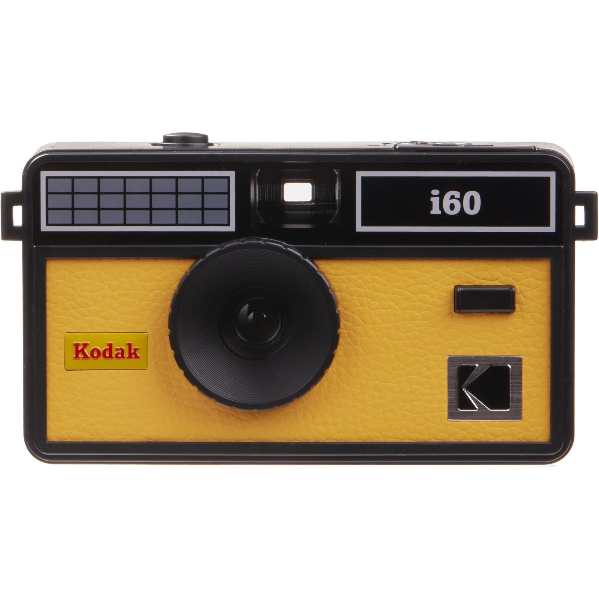 kodak i60 reusable 35mm film camera with pop-up flash (kodak yellow)