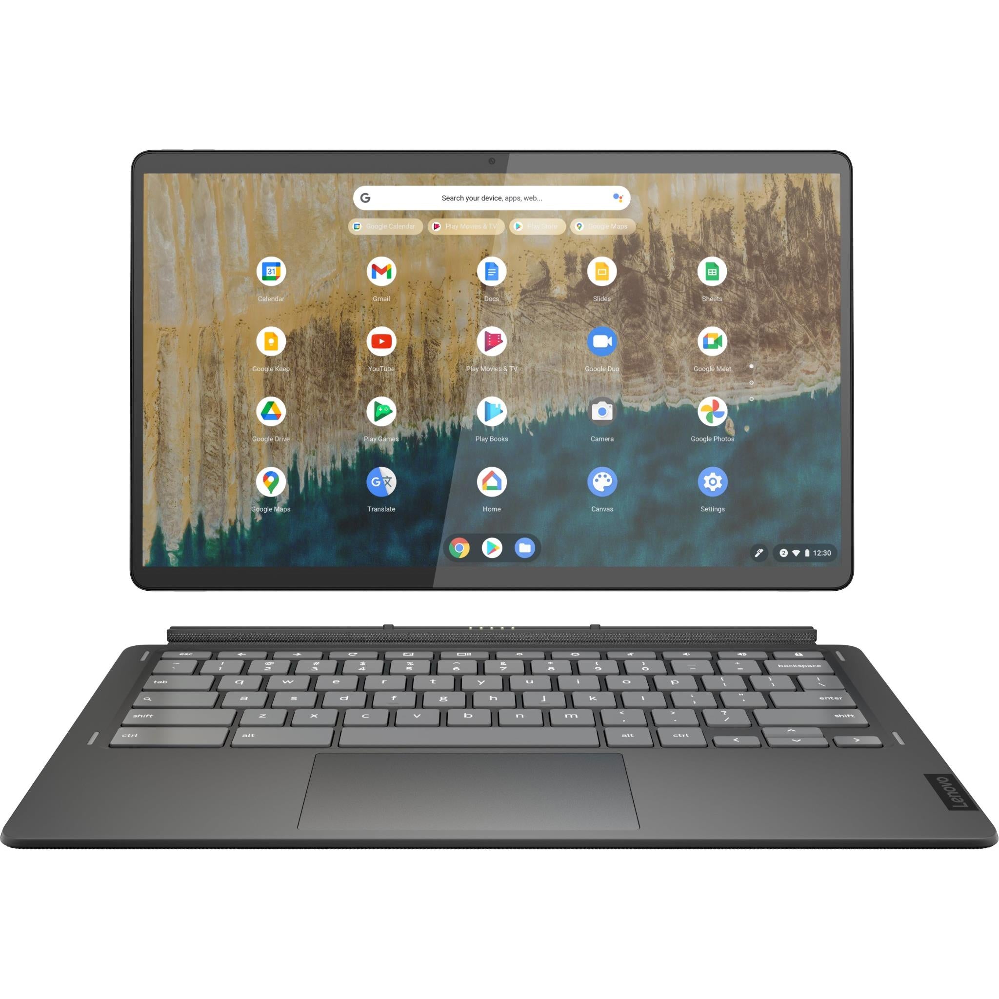 lenovo ideapad duet 5 13.3" fhd chromebook (256gb)