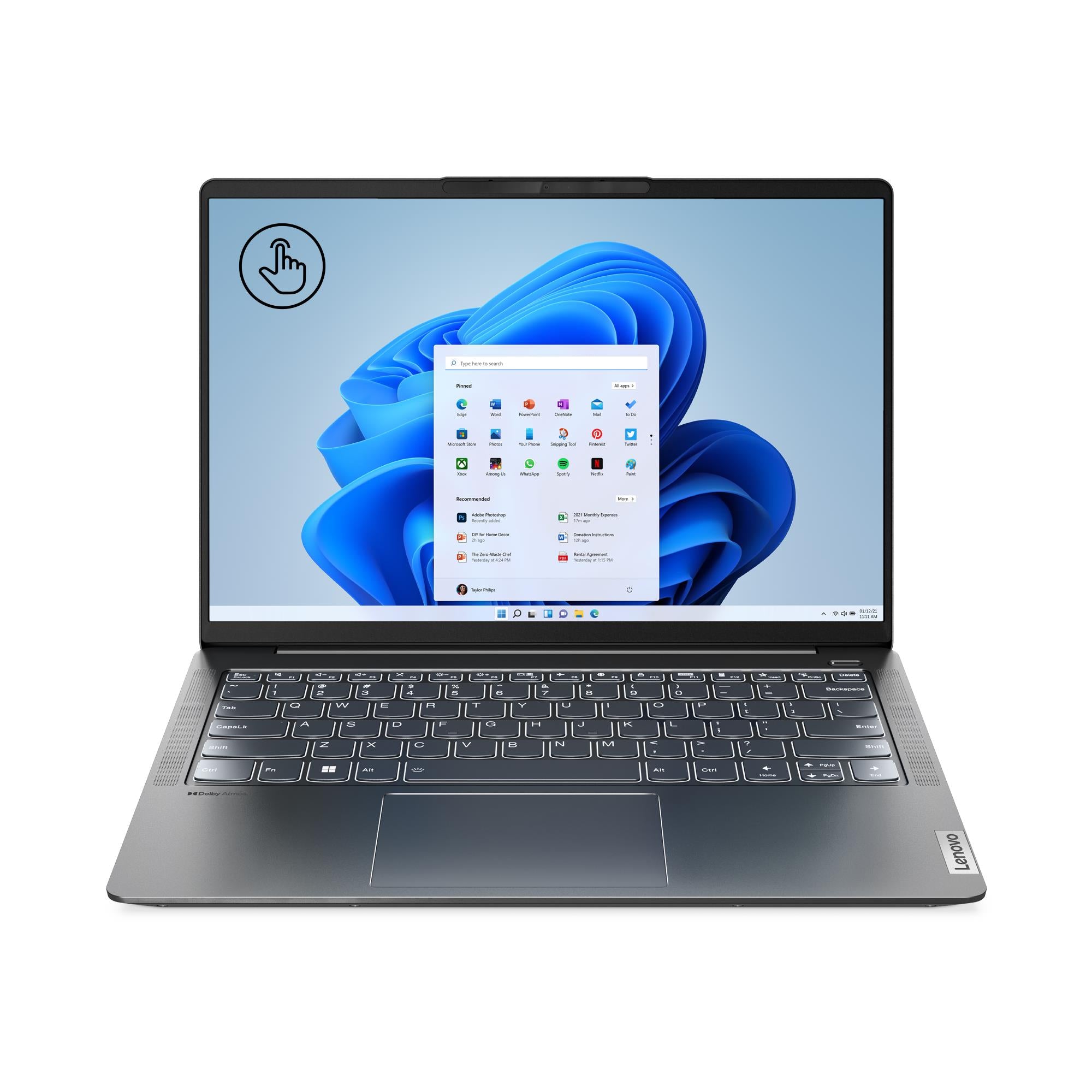 lenovo ideapad slim 5 pro 14" 2k touchscreen laptop (512gb) [ryzen 7]
