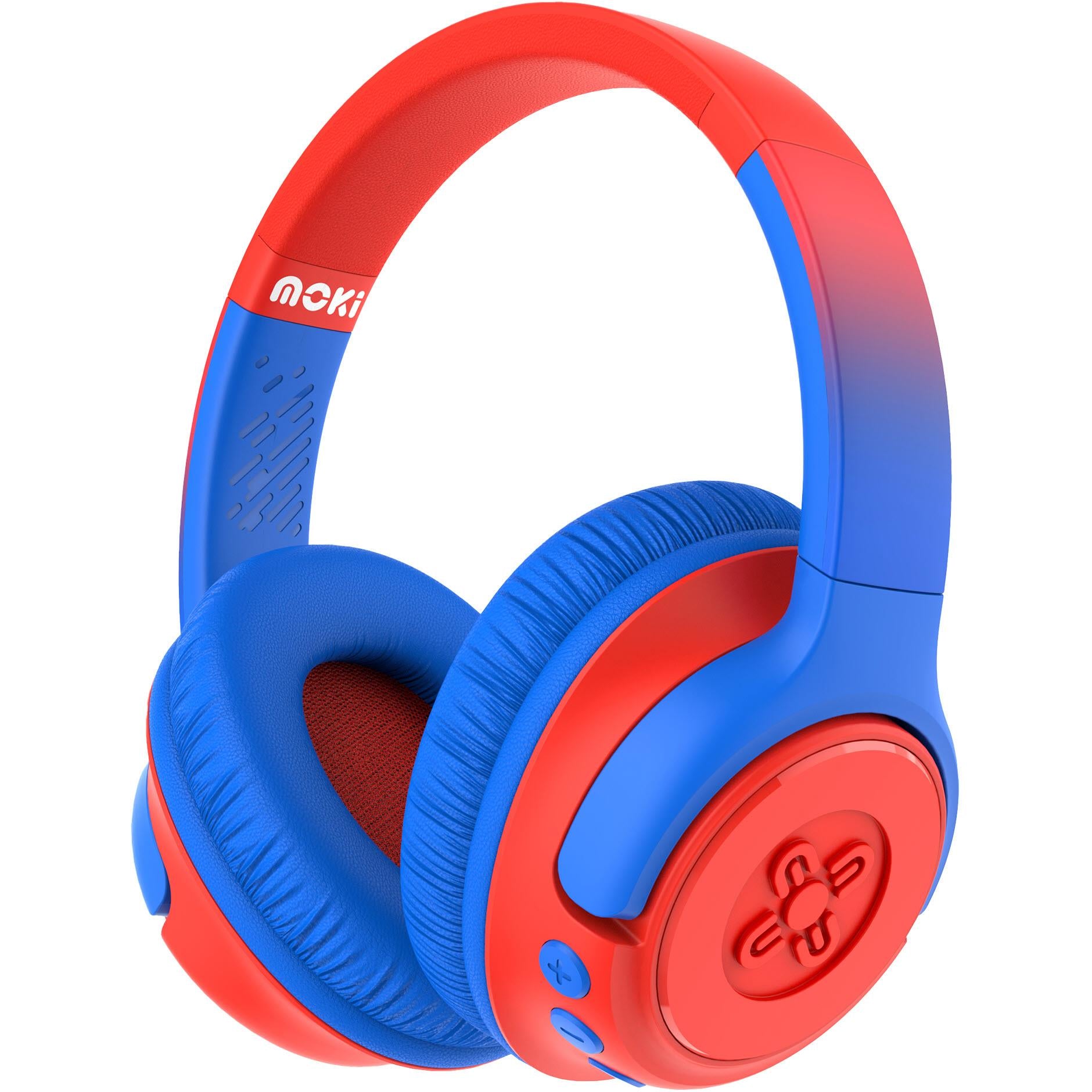 moki mixi kids volume limited wireless headphones