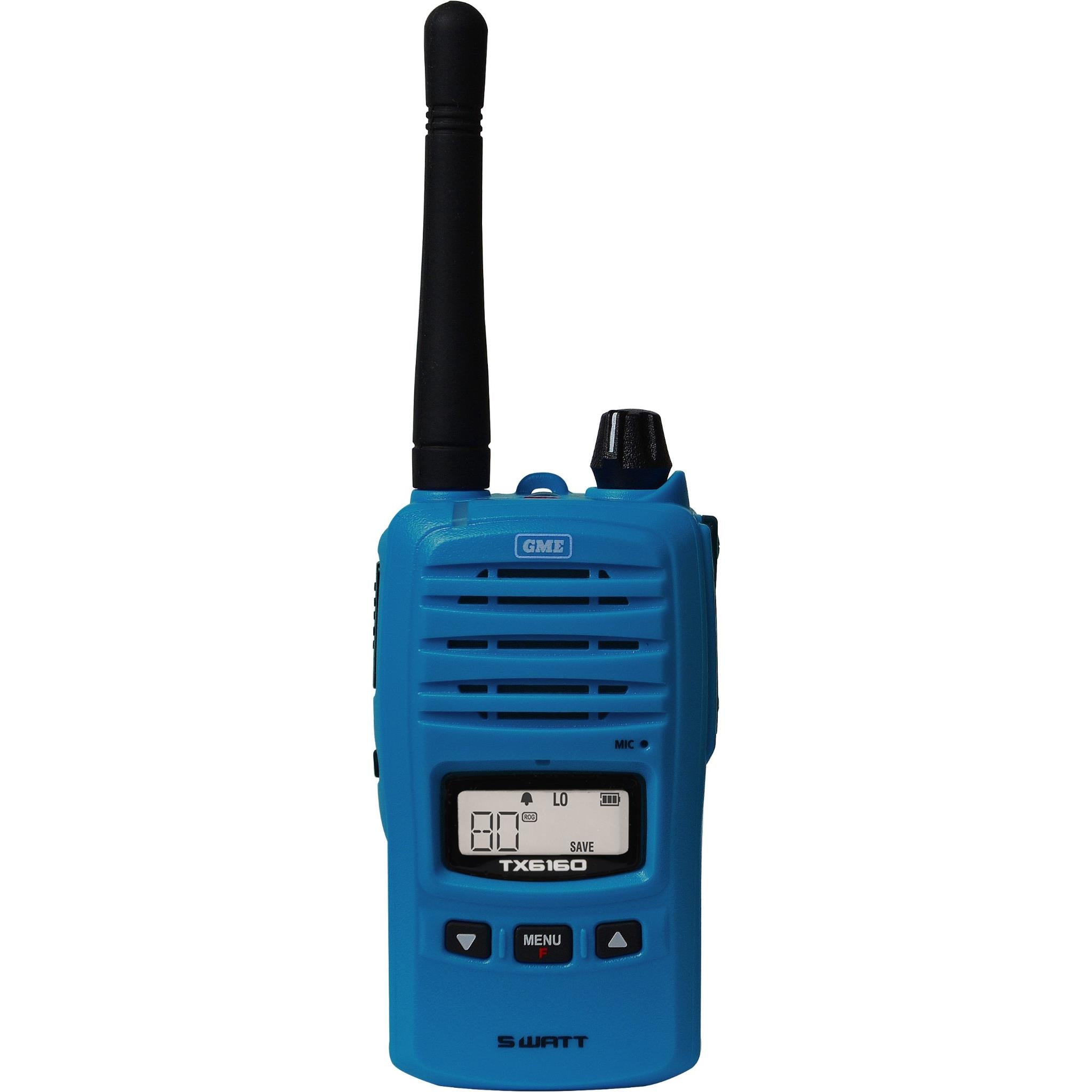 gme tx6160xbl uhf handheld radio (beyond blue)