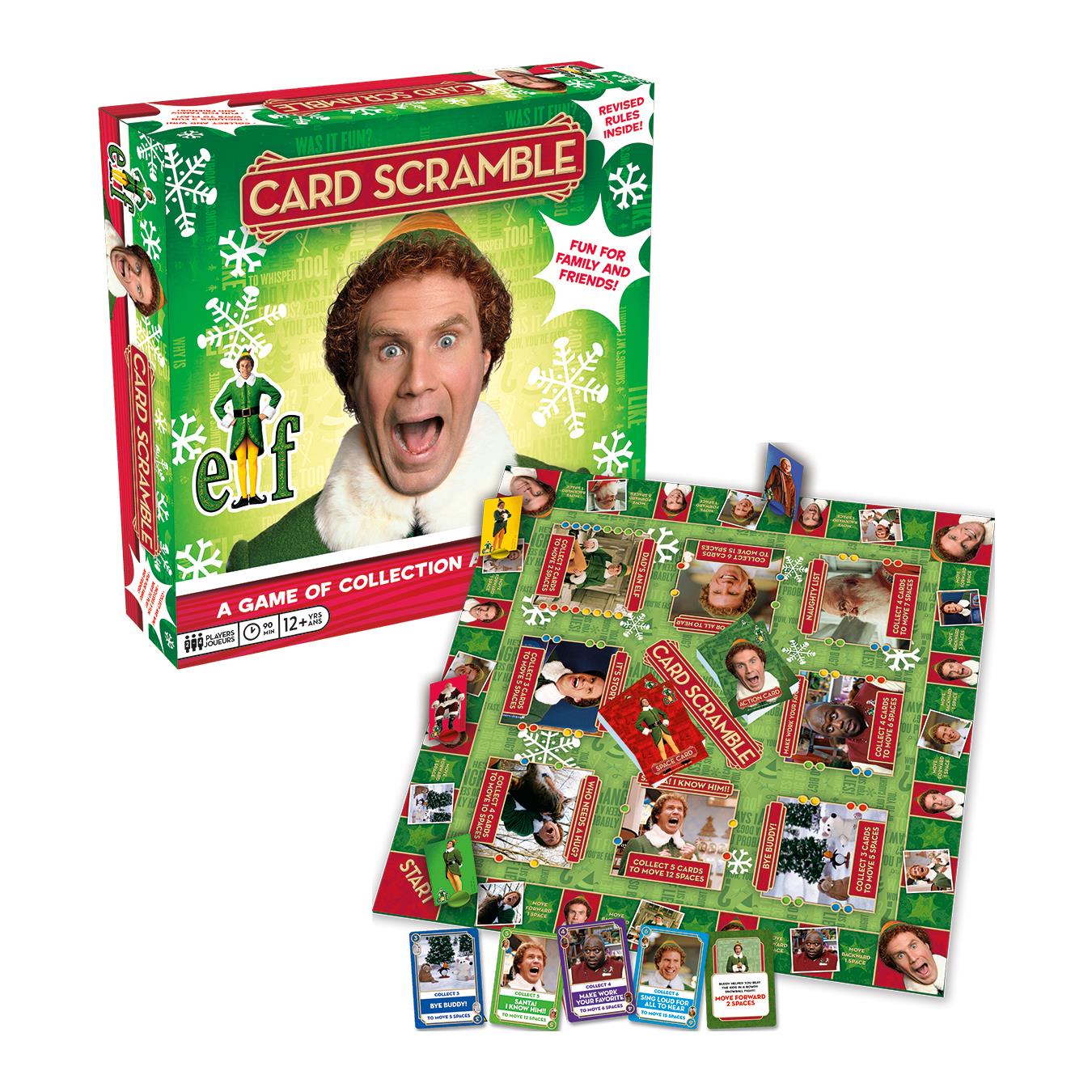 card scramble board game - elf