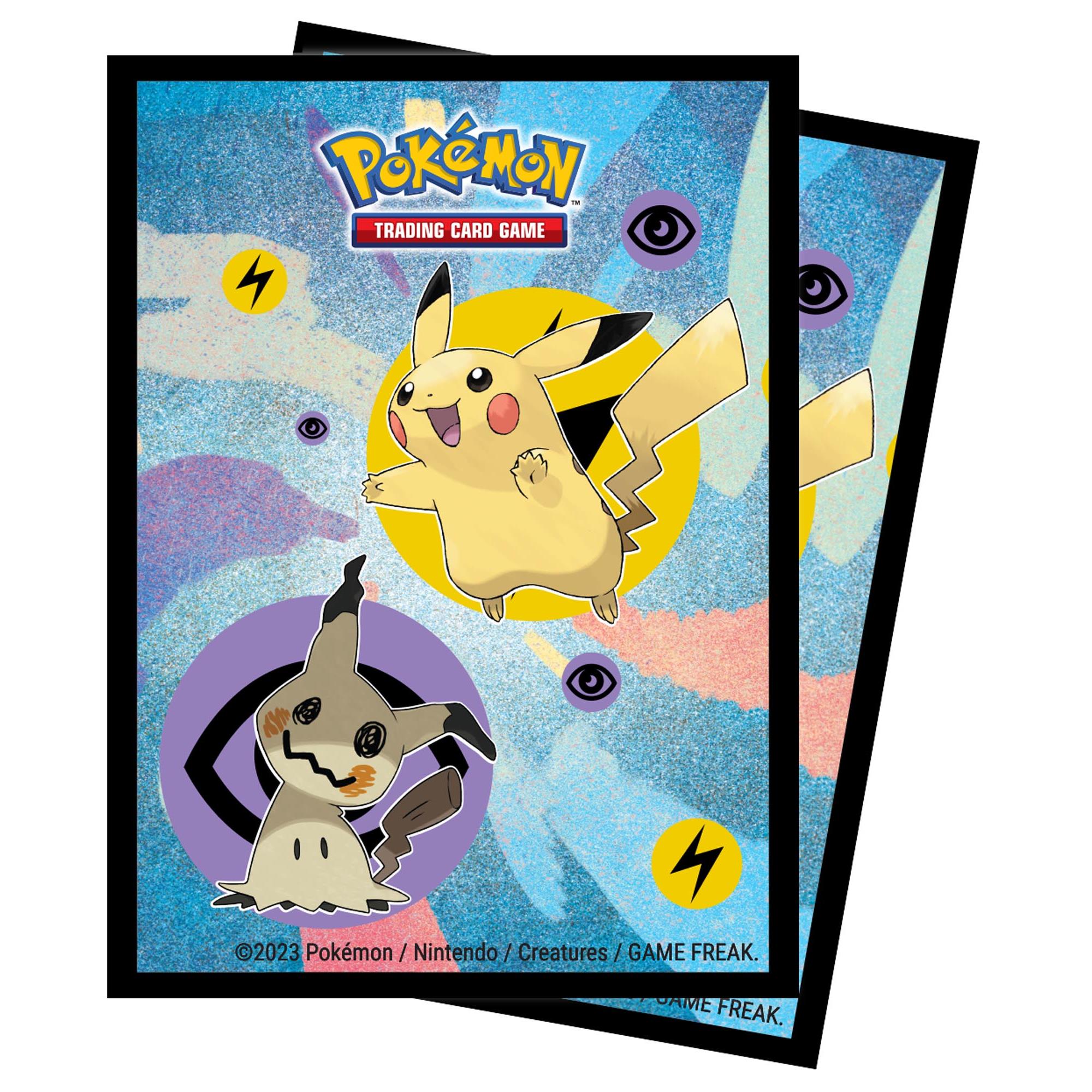 pokemon trading card game - ultra pro deck protector sleeves - pikachu & mimikyu