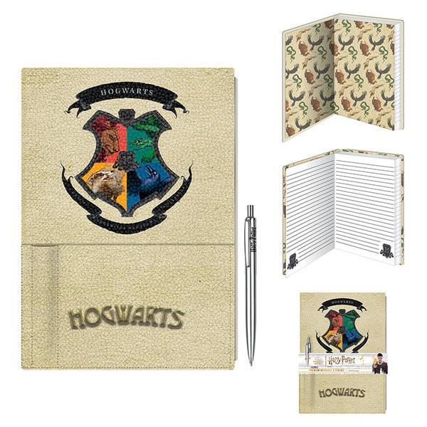 harry potter - premium a5 notebook with pen