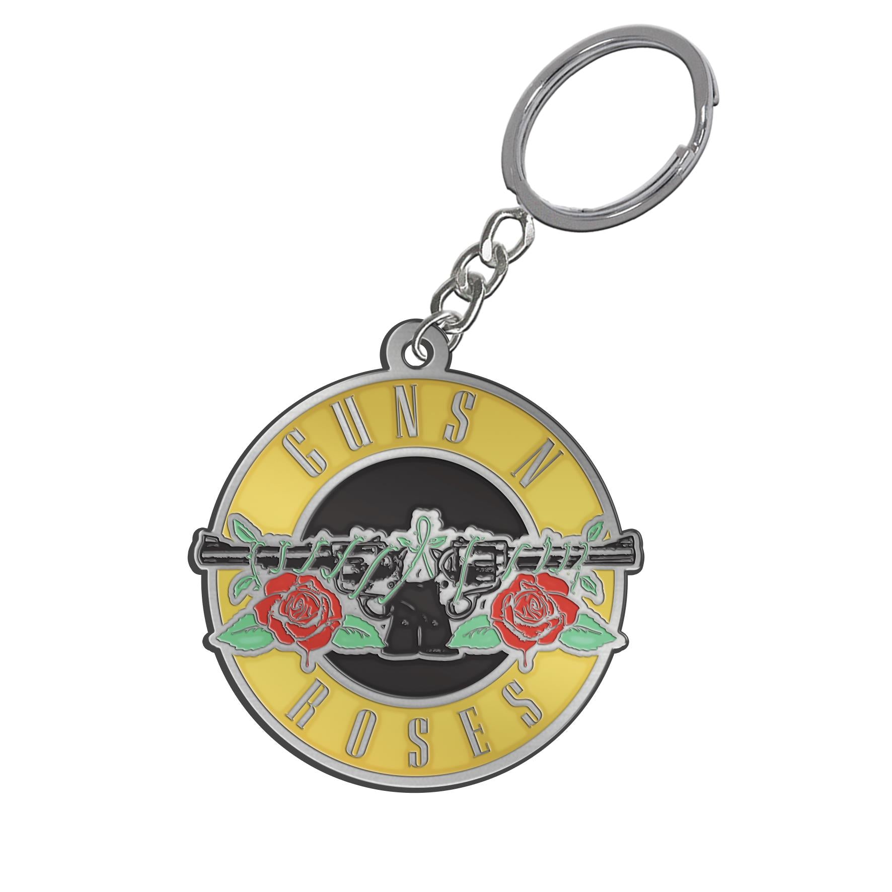 guns n' roses - die-cut keyring