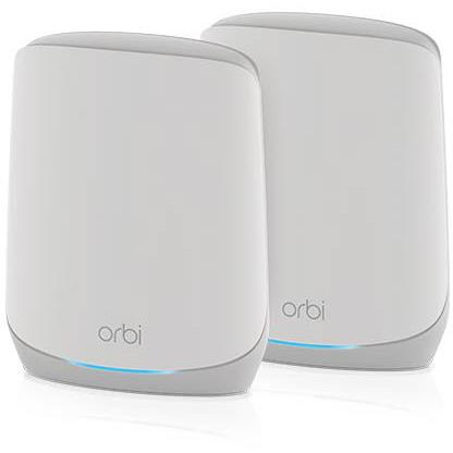 netgear orbi rbk762s ax5400 tri-band mesh wi-fi 6 system (2 pack)