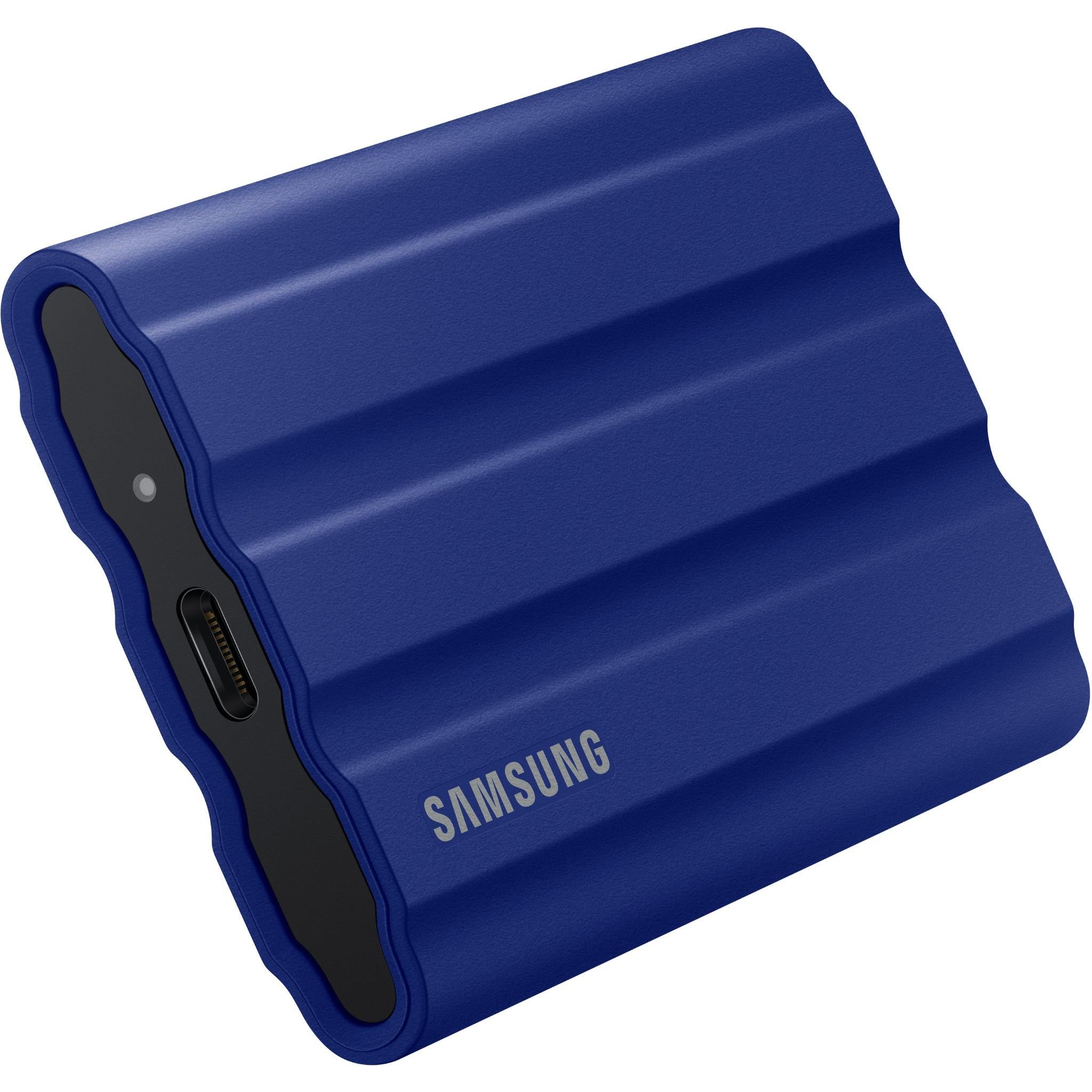 samsung portable t7 shield ssd 2tb (blue)