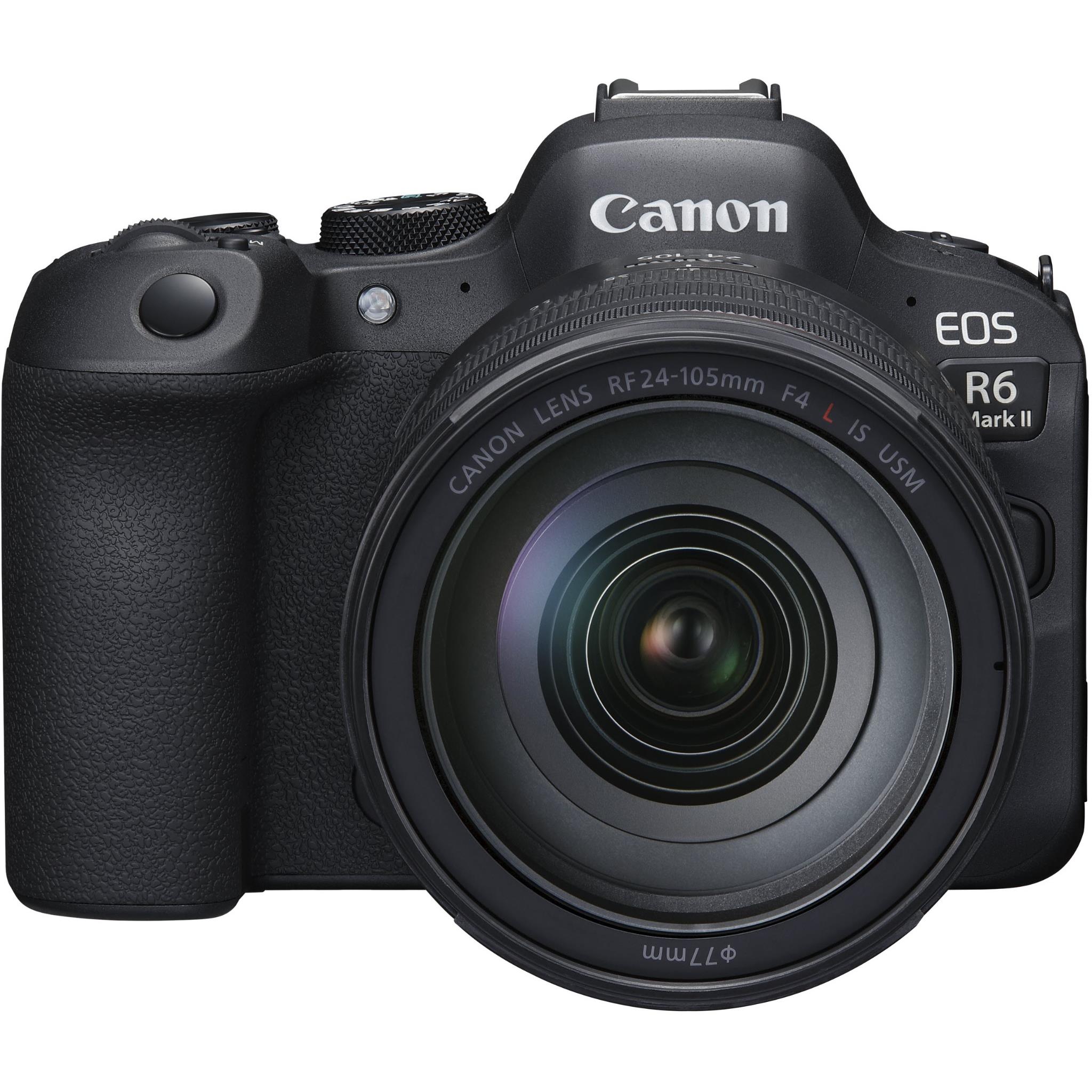 canon eos r6 mark ii mirrorless camera with rf 24-105 lens