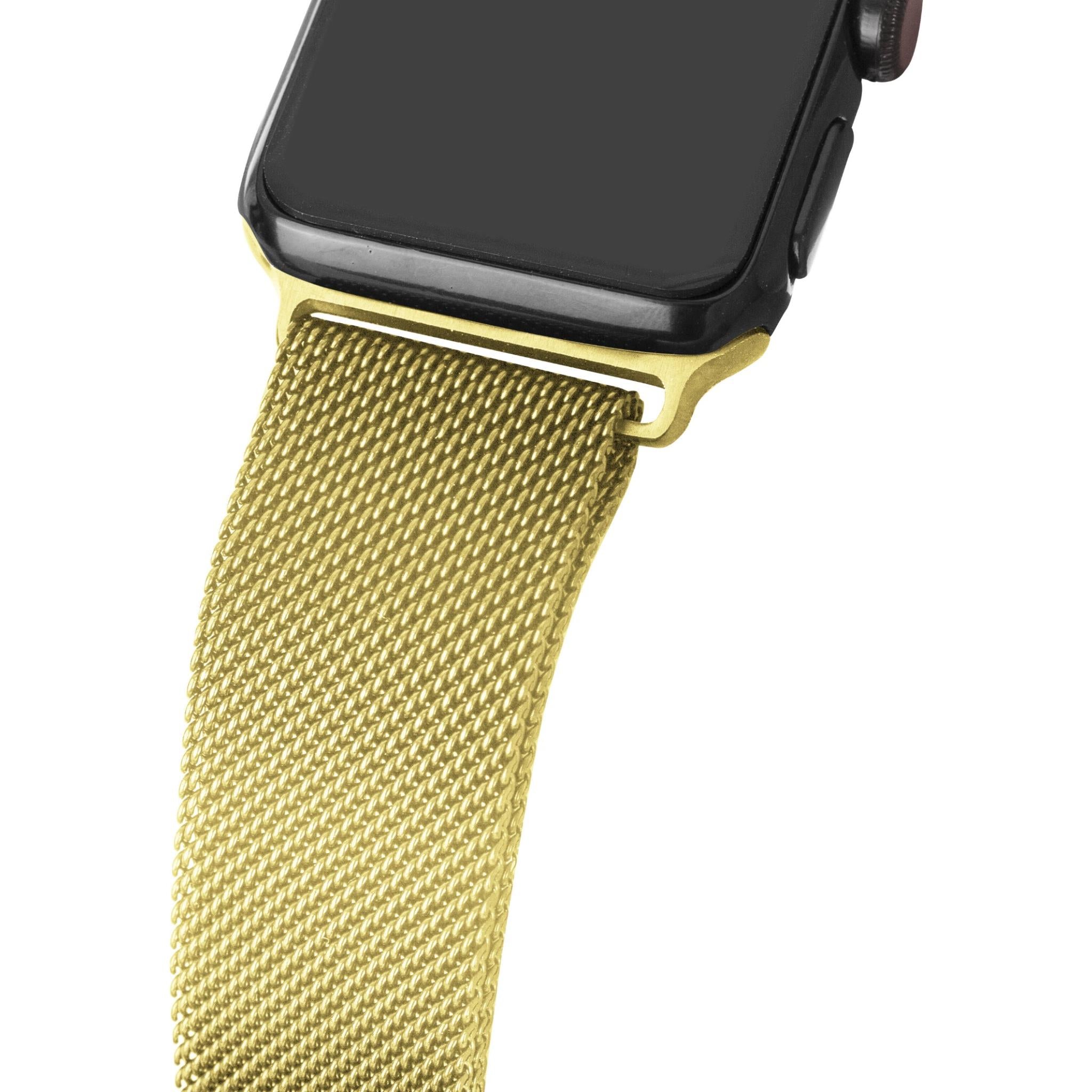 3sixt mesh band for apple watch [38/42/44mm] (gold)