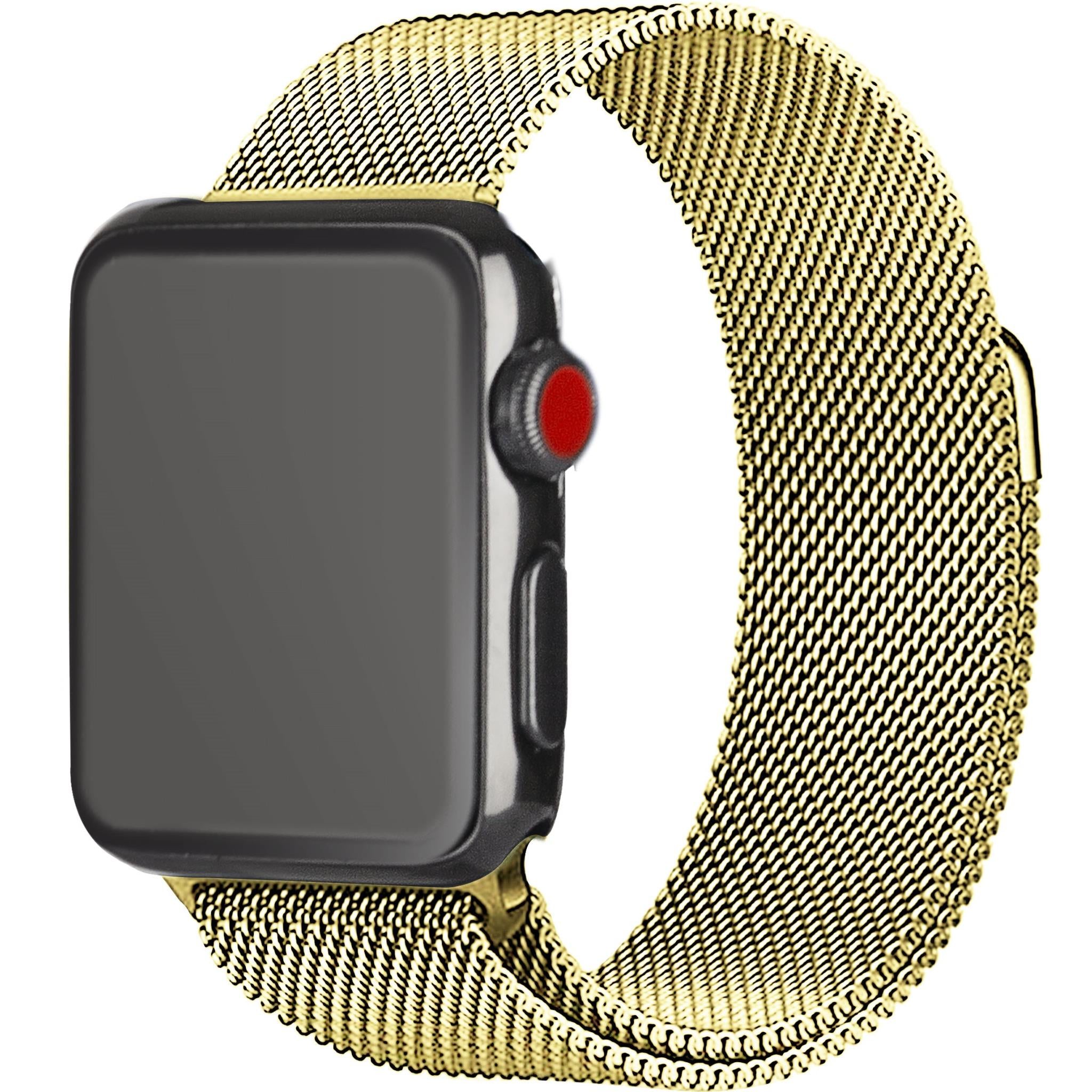 3sixt mesh band for apple watch [42/44/45mm] (gold)