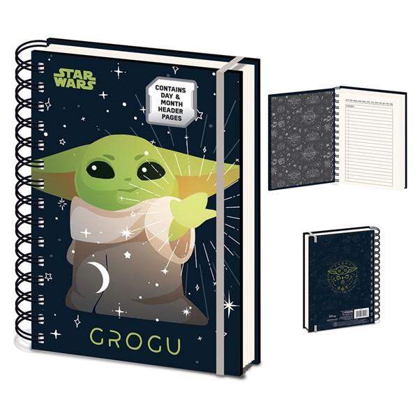 star wars - mandalorian grogu notebook