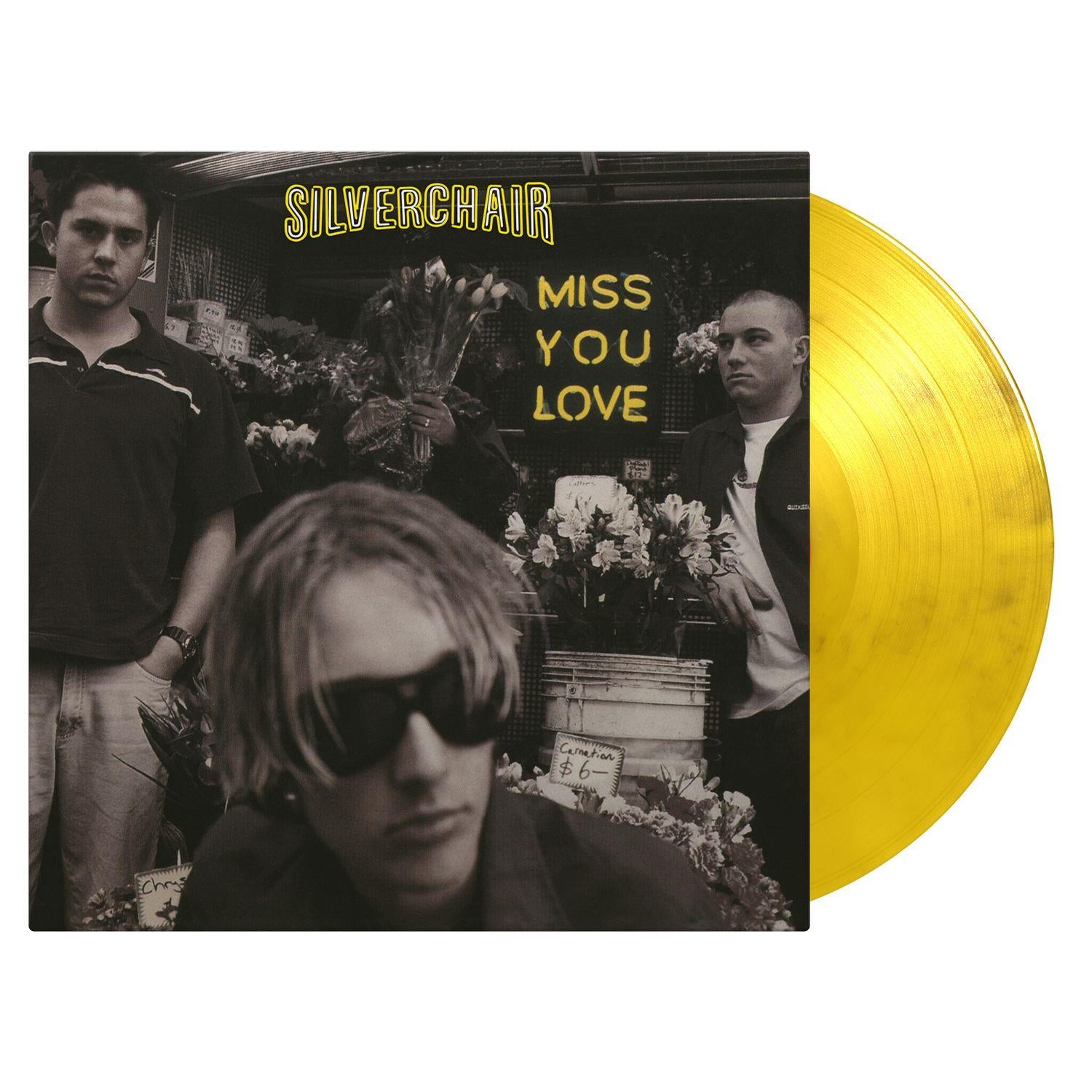 miss you love (12in crystal clear, yellow & black marbled vinyl)