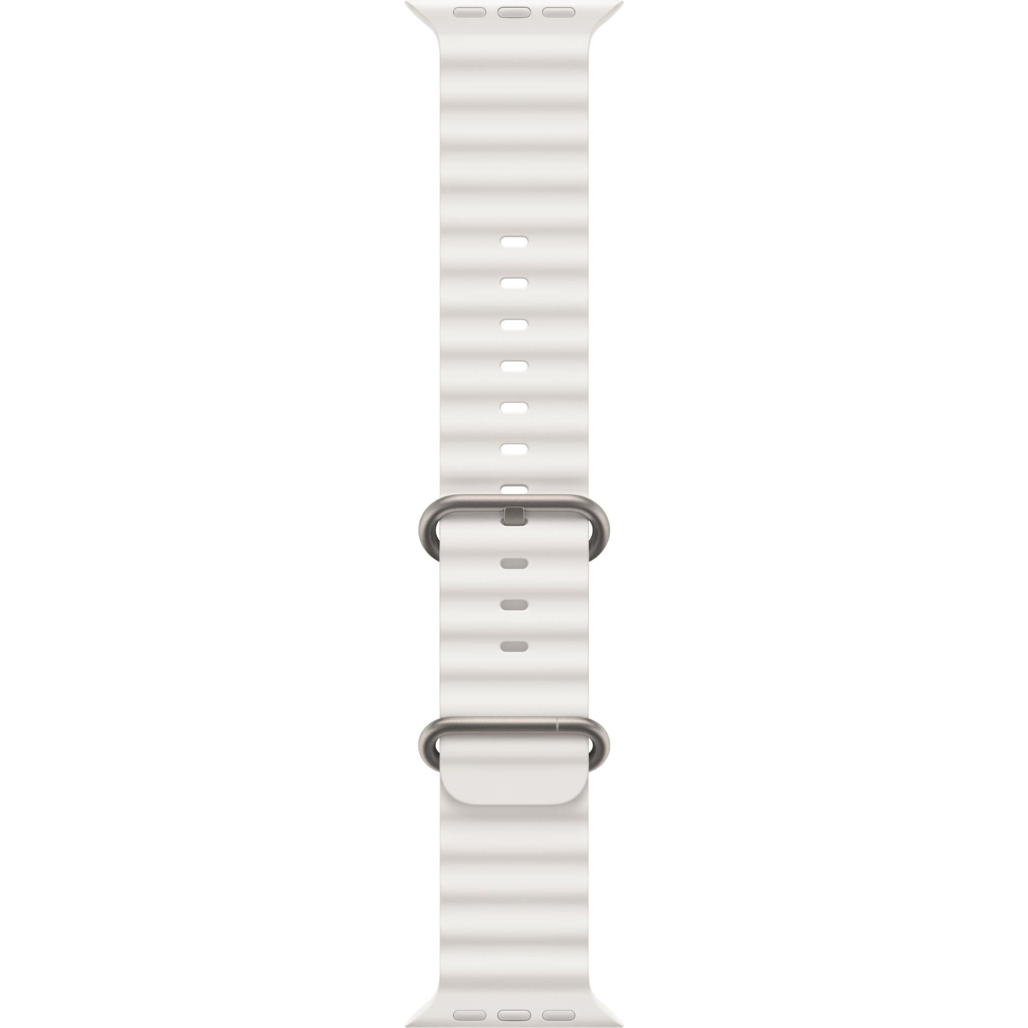 apple watch ultra 49mm ocean band (white)