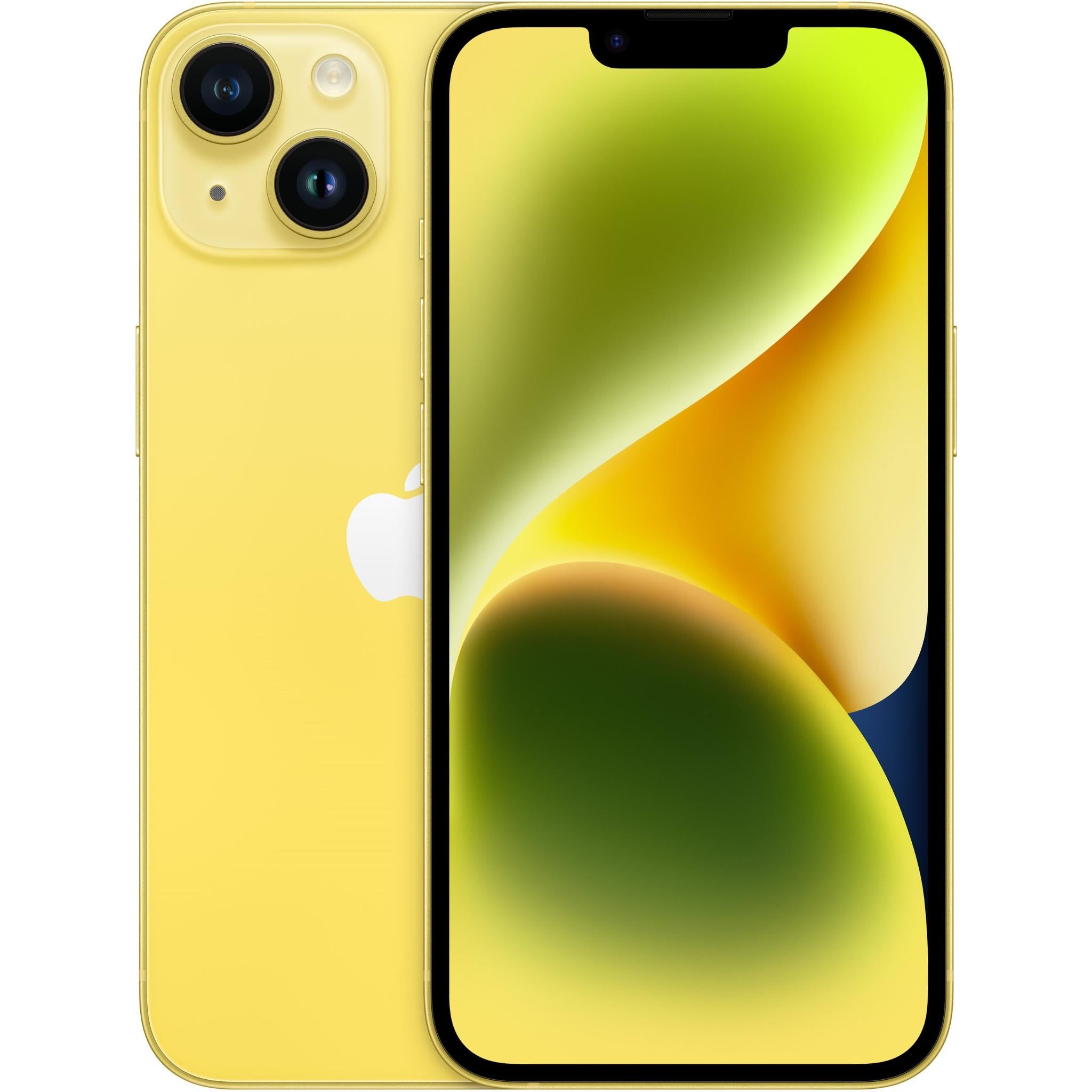apple iphone 14 128gb (yellow)