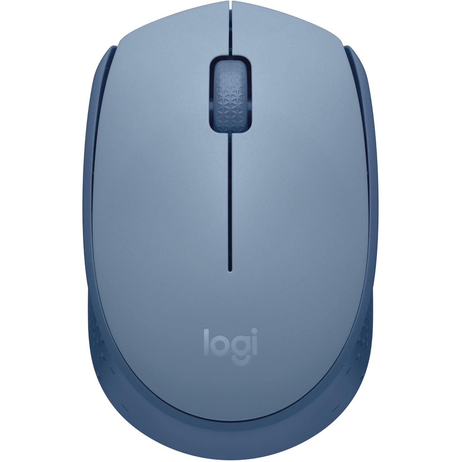 logitech m171 wireless mouse (blue grey)