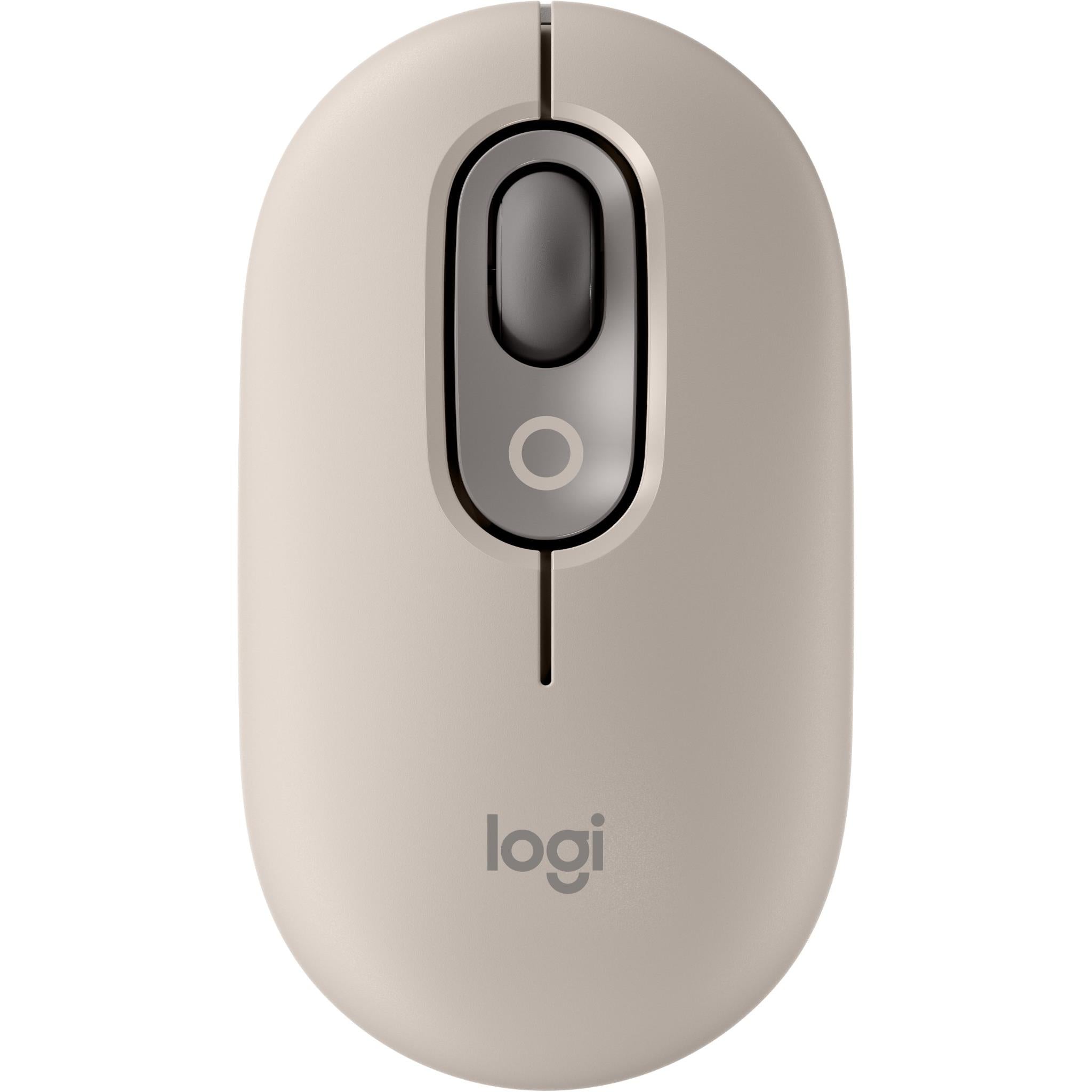 logitech pop mouse with emoji (mist sand)