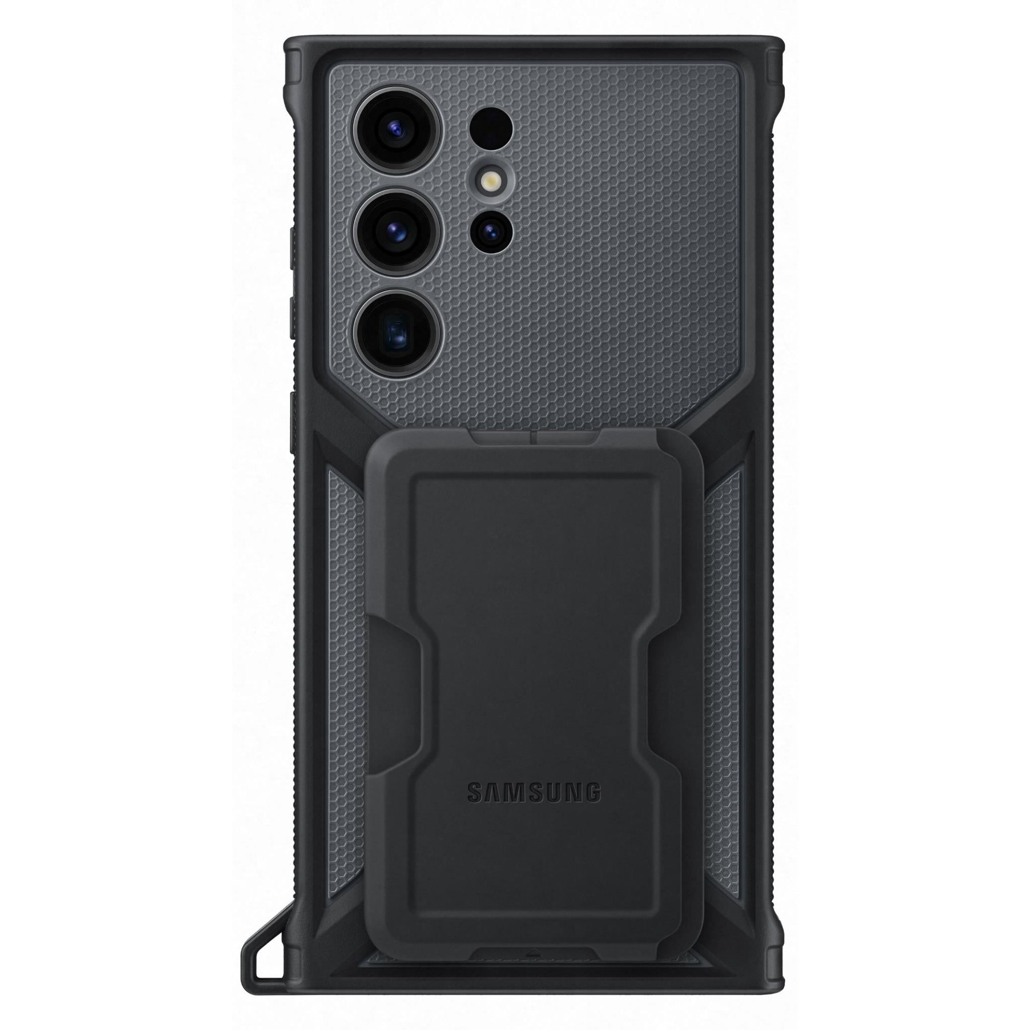 samsung rugged cover for galaxy s23 ultra (black)