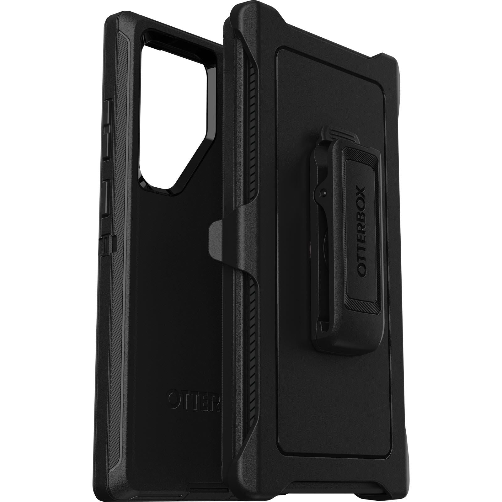 otterbox defender case for galaxy s23 ultra (black)