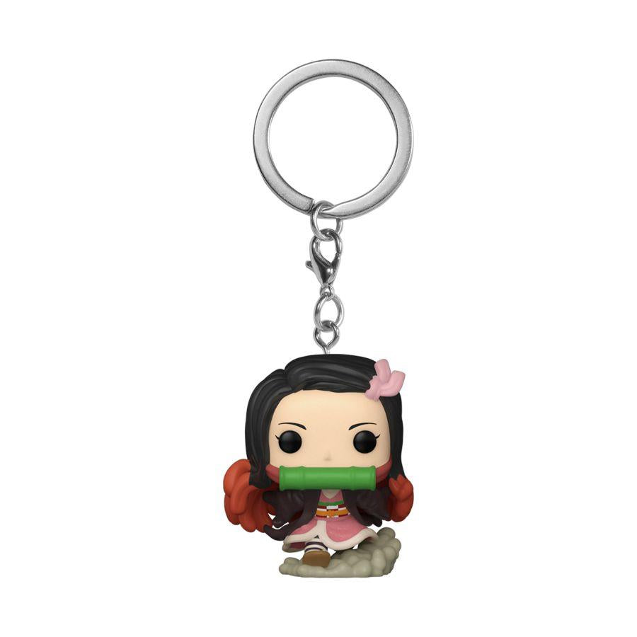 demon slayer - nezuko kamado running pop! keychain