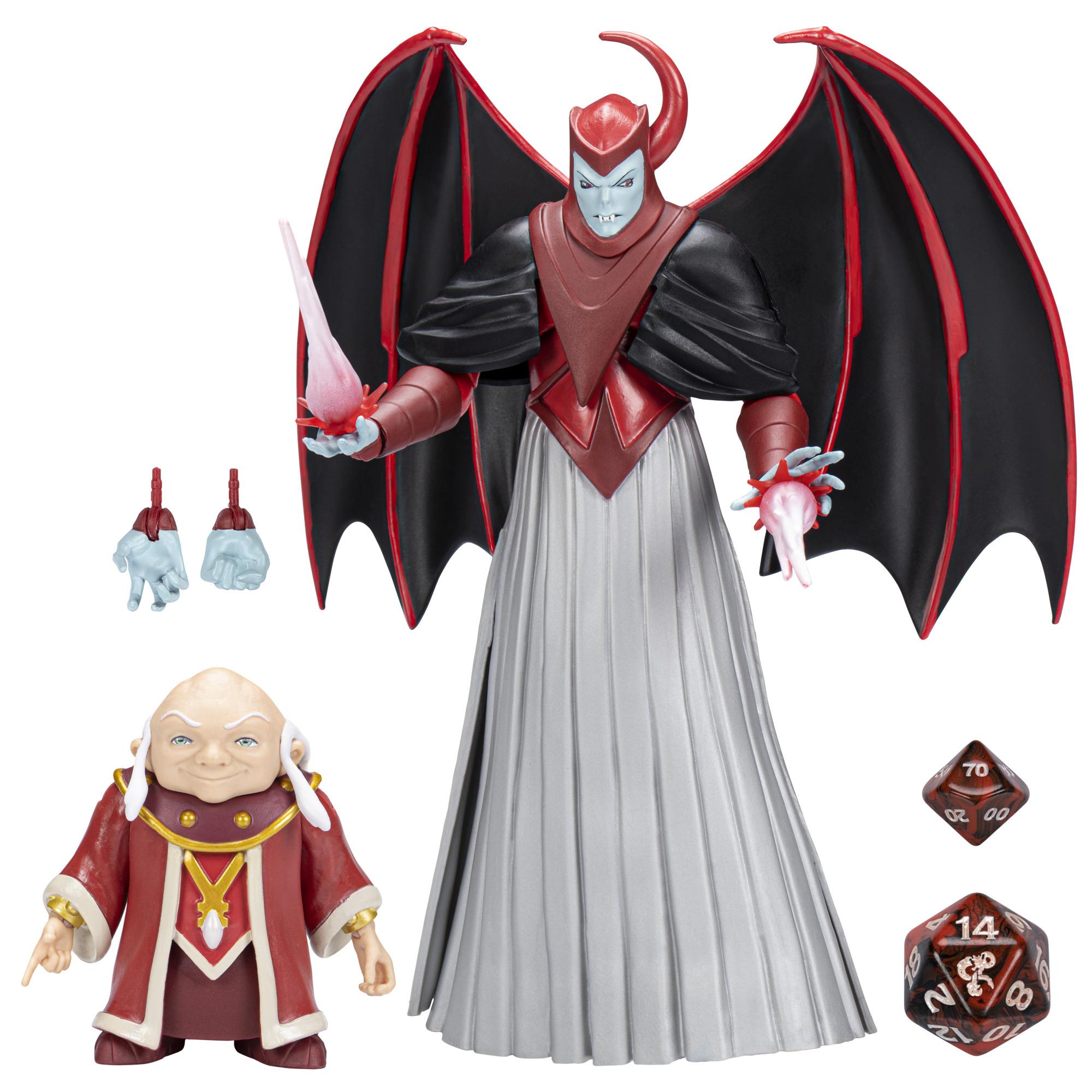 dungeons & dragons: cartoon classics - scale dungeon master & venger figure