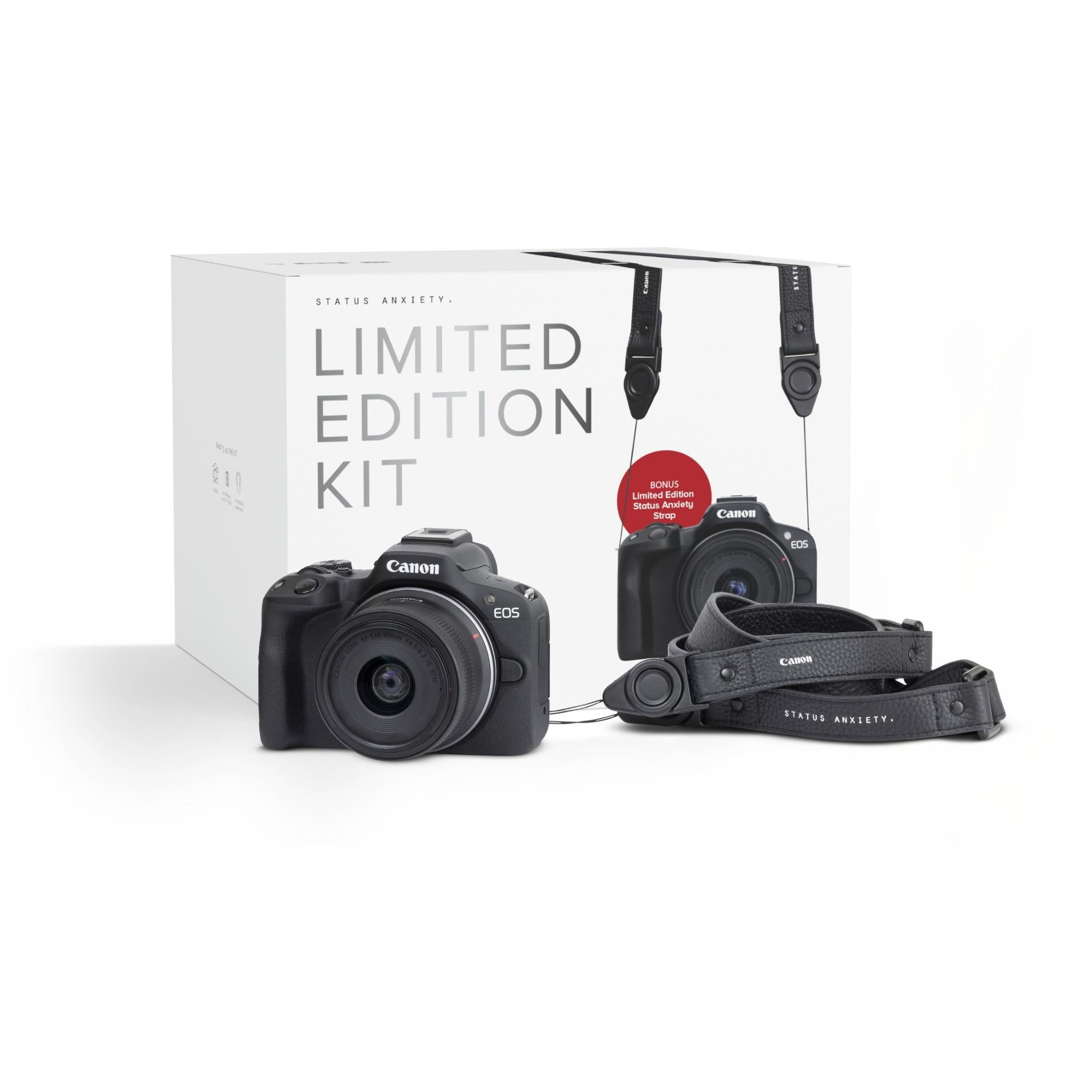 canon eos r50 mirrorless camera with rfs 18-45mm lens kit (limited edition)