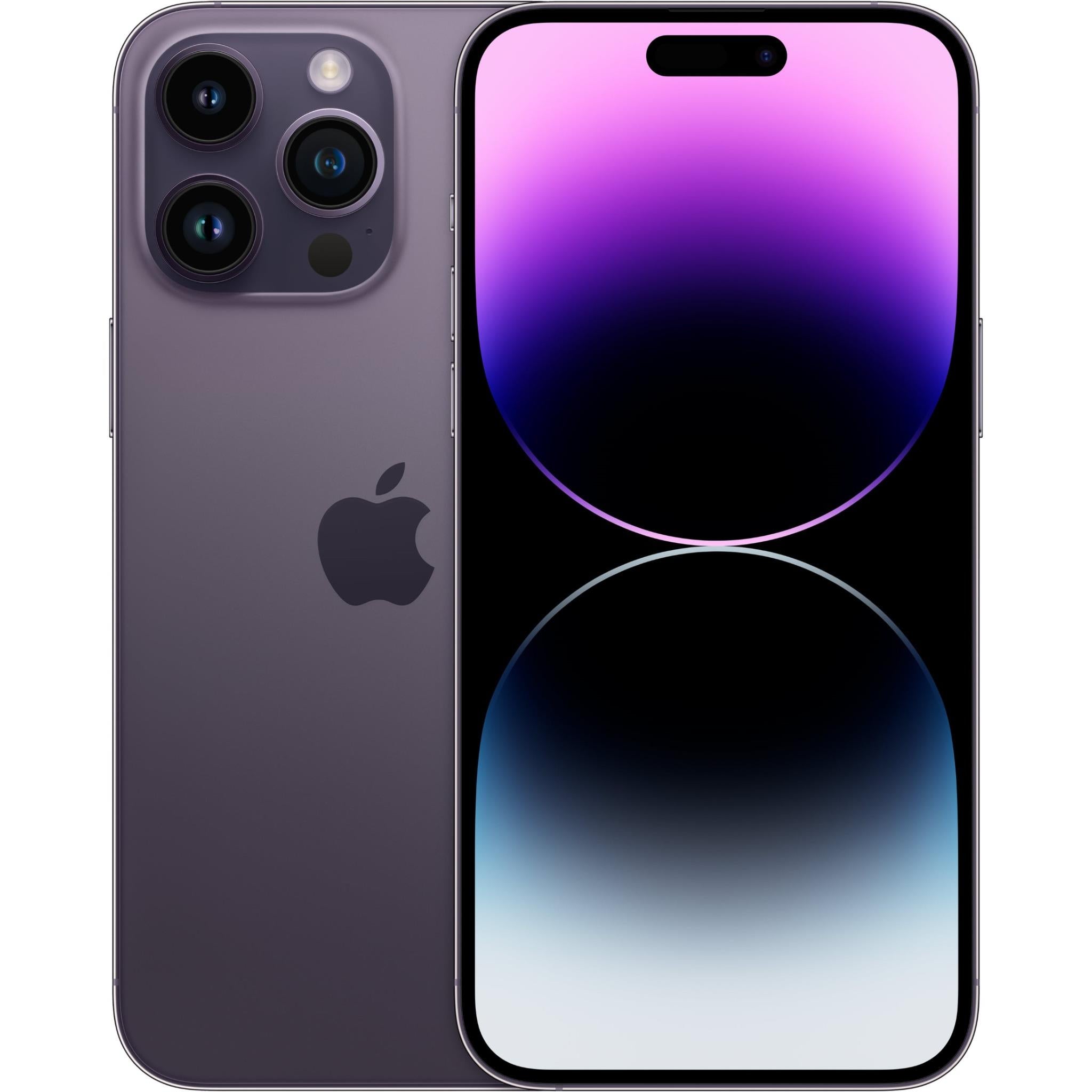 apple iphone 14 pro max 128gb (deep purple) [^renewed]