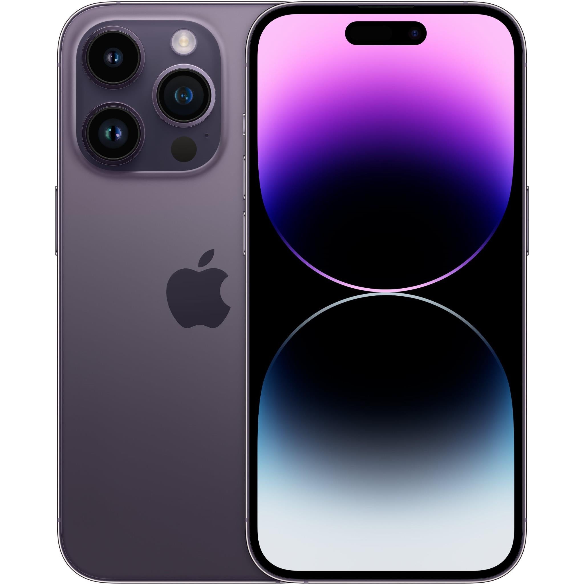 apple iphone 14 pro 128gb (deep purple) [^renewed]
