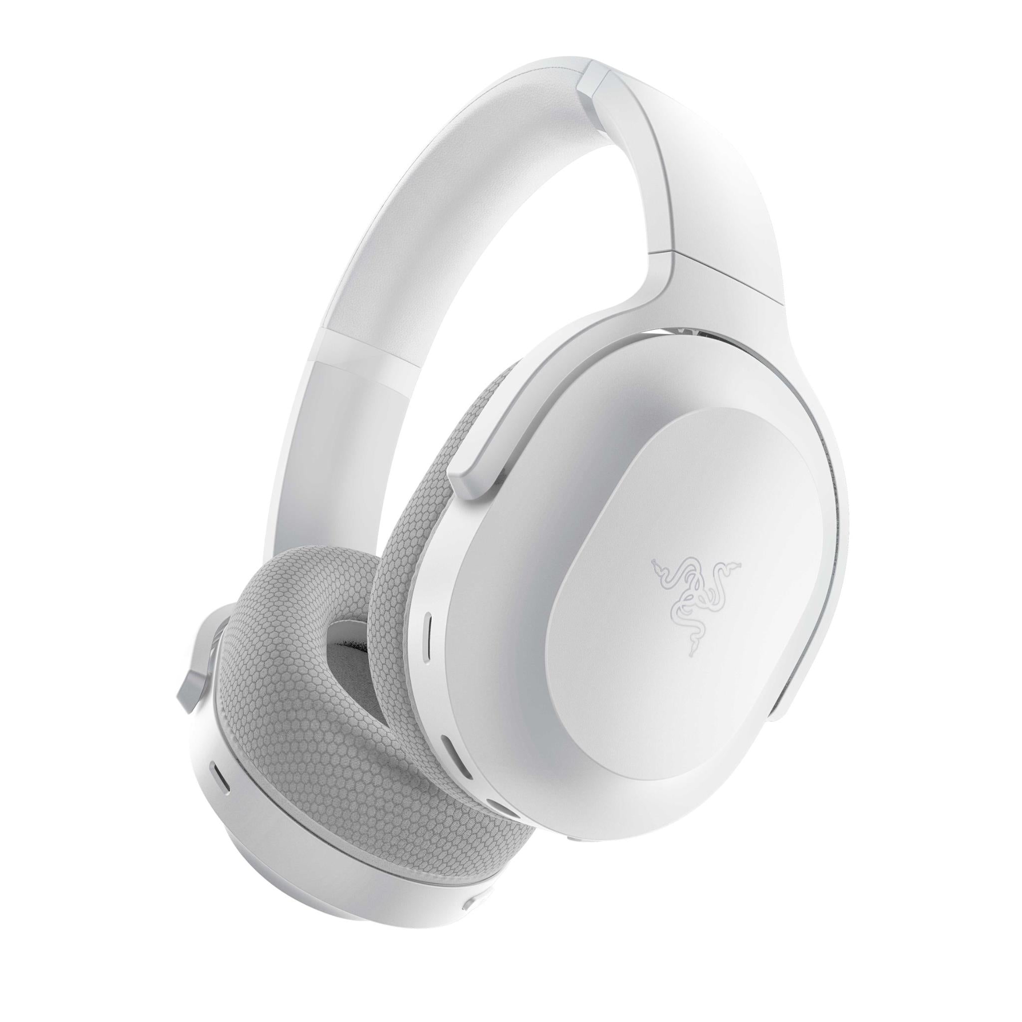 razer barracuda wireless multi-platform gaming and mobile headset (mercury white)