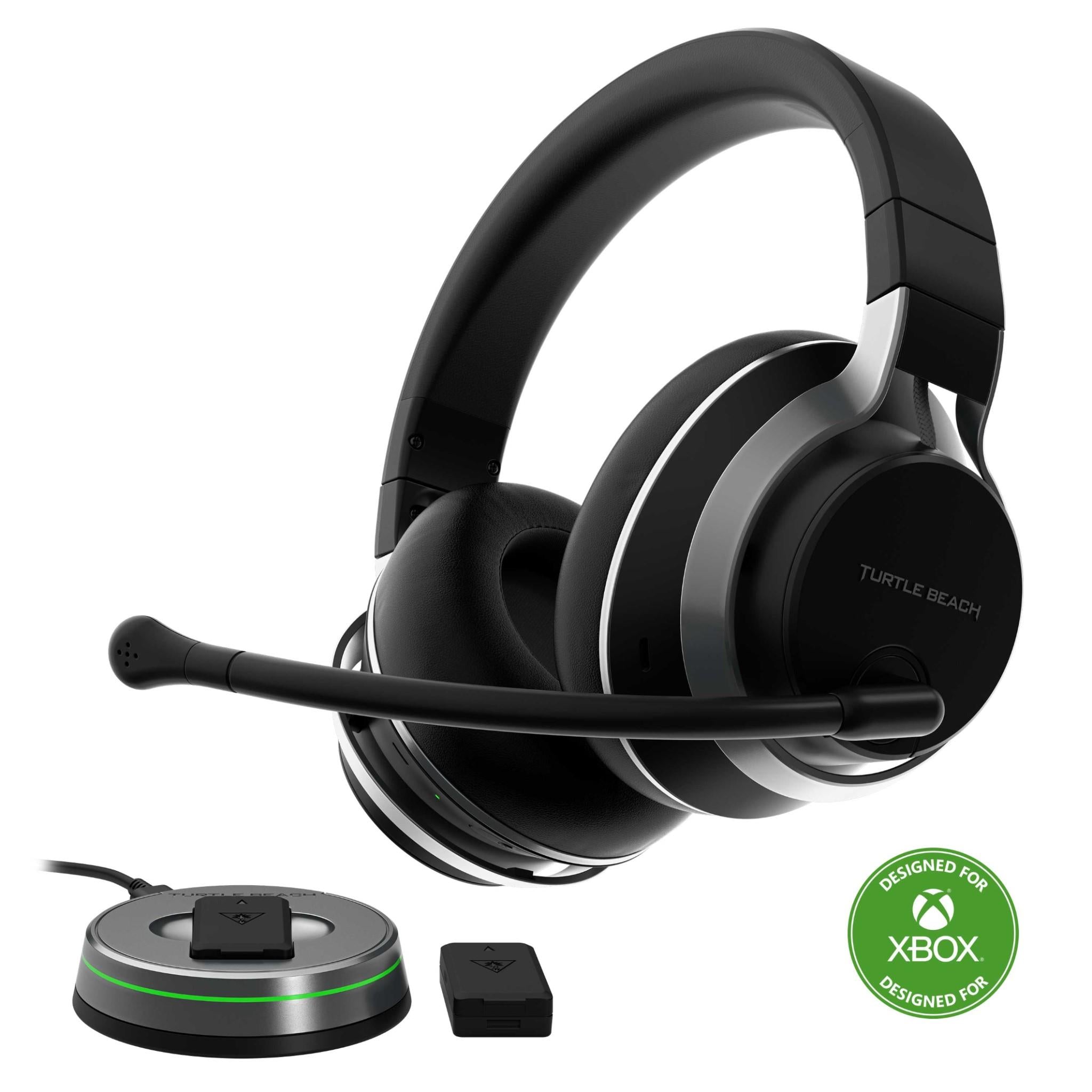 turtle beach stealth pro multiplatform wireless noise-cancelling gaming headset for xbox (black)