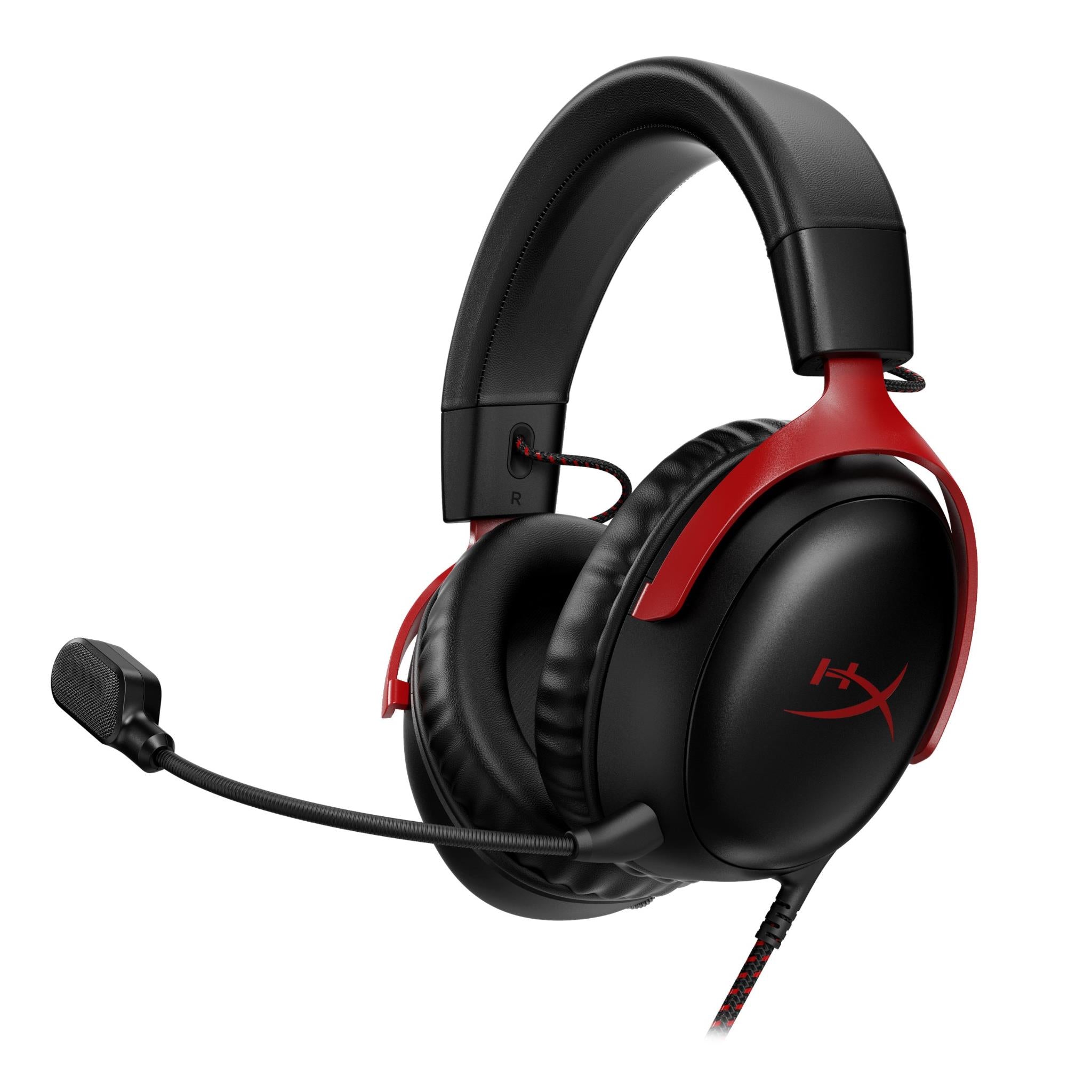 hyperx cloud iii gaming headset (black-red)