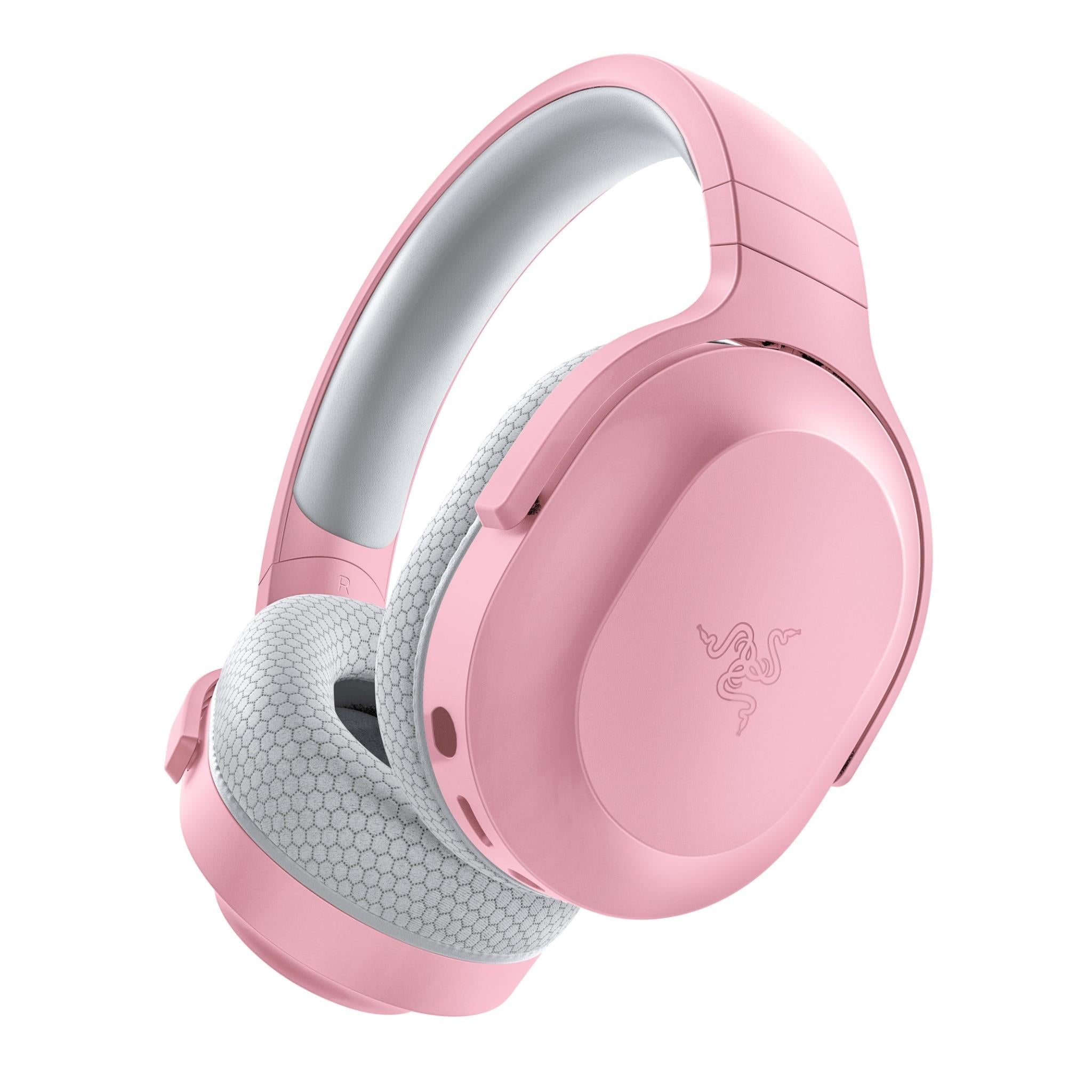 razer barracuda x wireless multi-platform gaming and mobile headset (quartz pink)