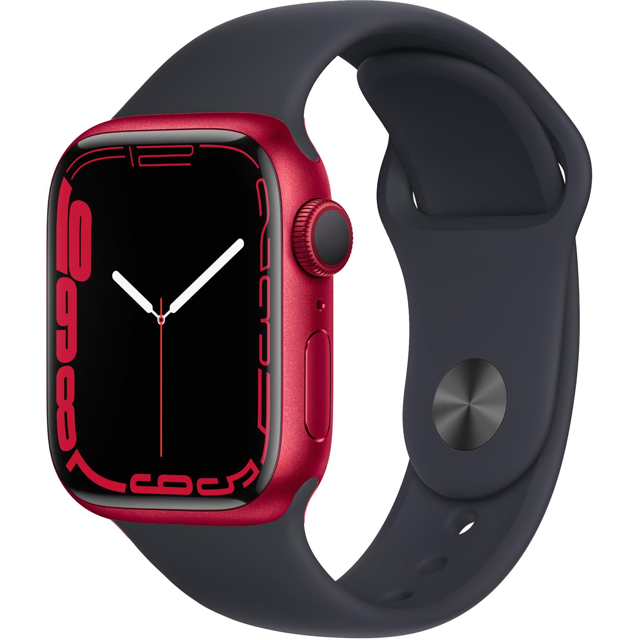 apple watch series 7 41mm (product)red aluminium case gps [^renewed]