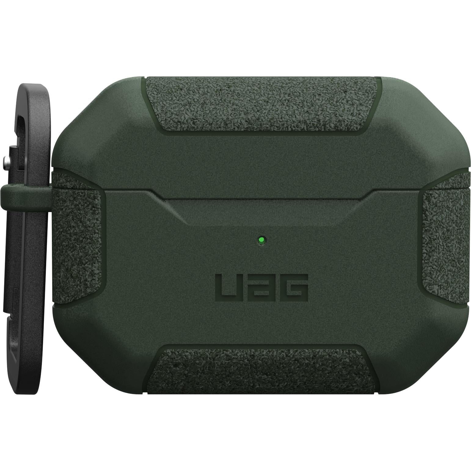 uag scout case for apple airpods pro gen 2 (olive)