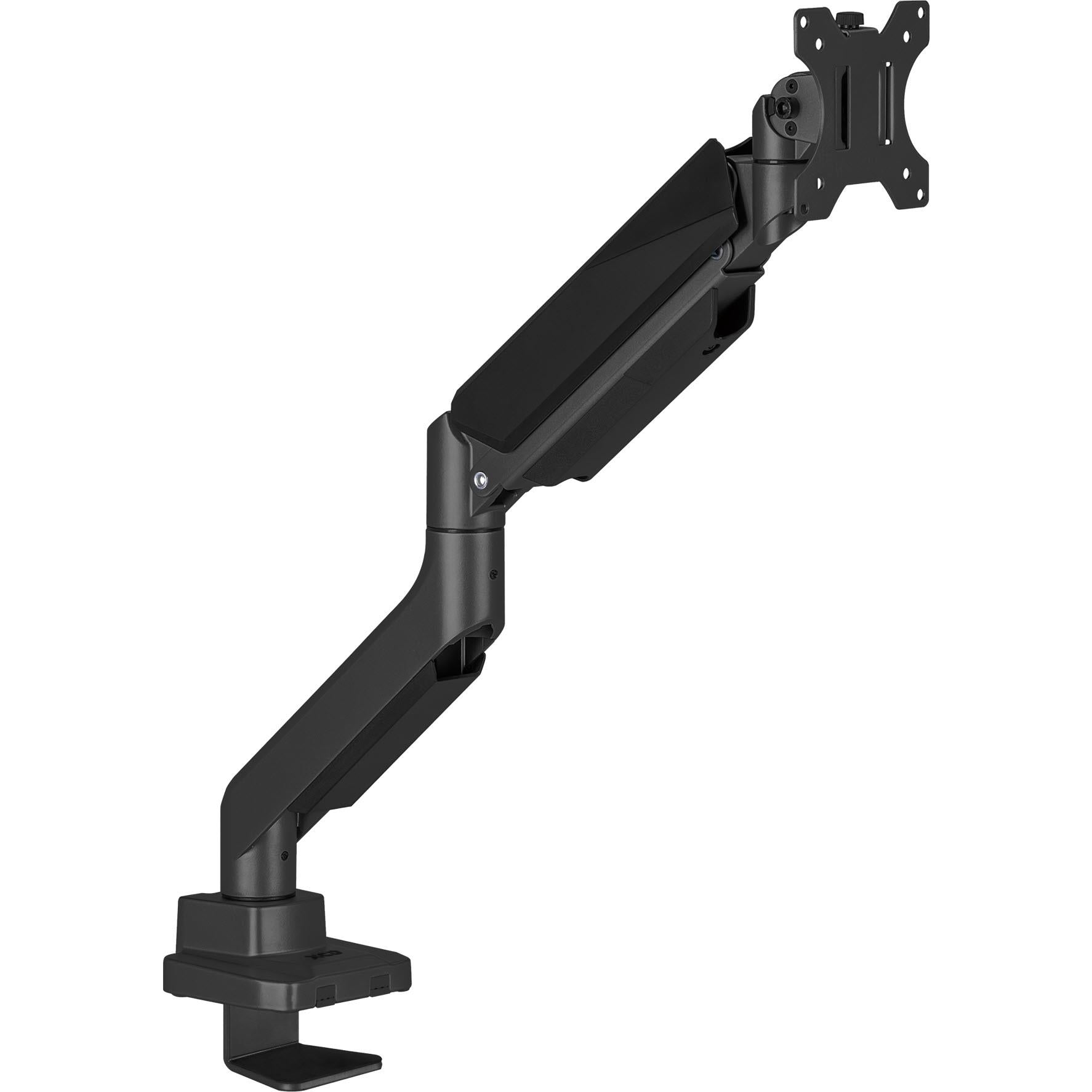 xcd gas bracket large single monitor arm (black)