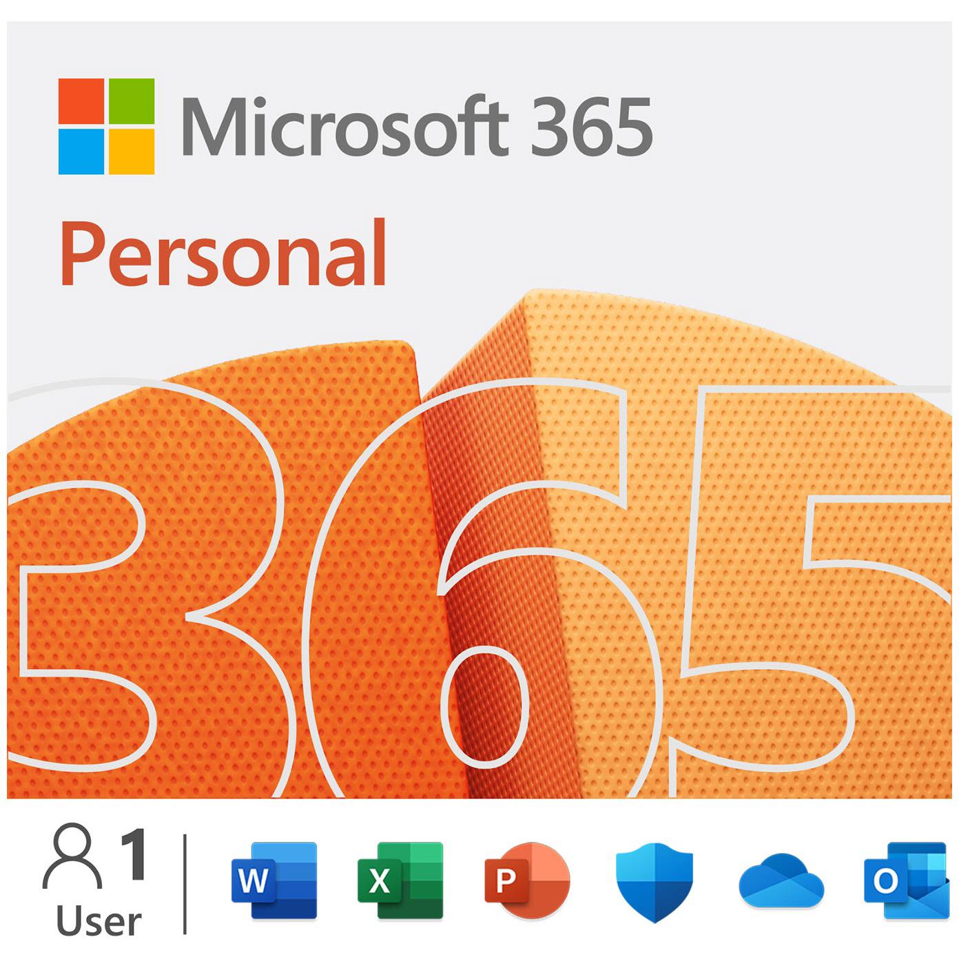microsoft 365 personal 1 year subscription [digital download]