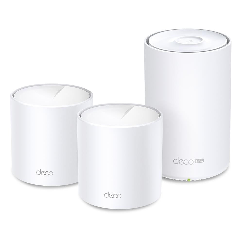 tp-link deco ax3000 vdsl whole home mesh wifi 6 system (3-pack)