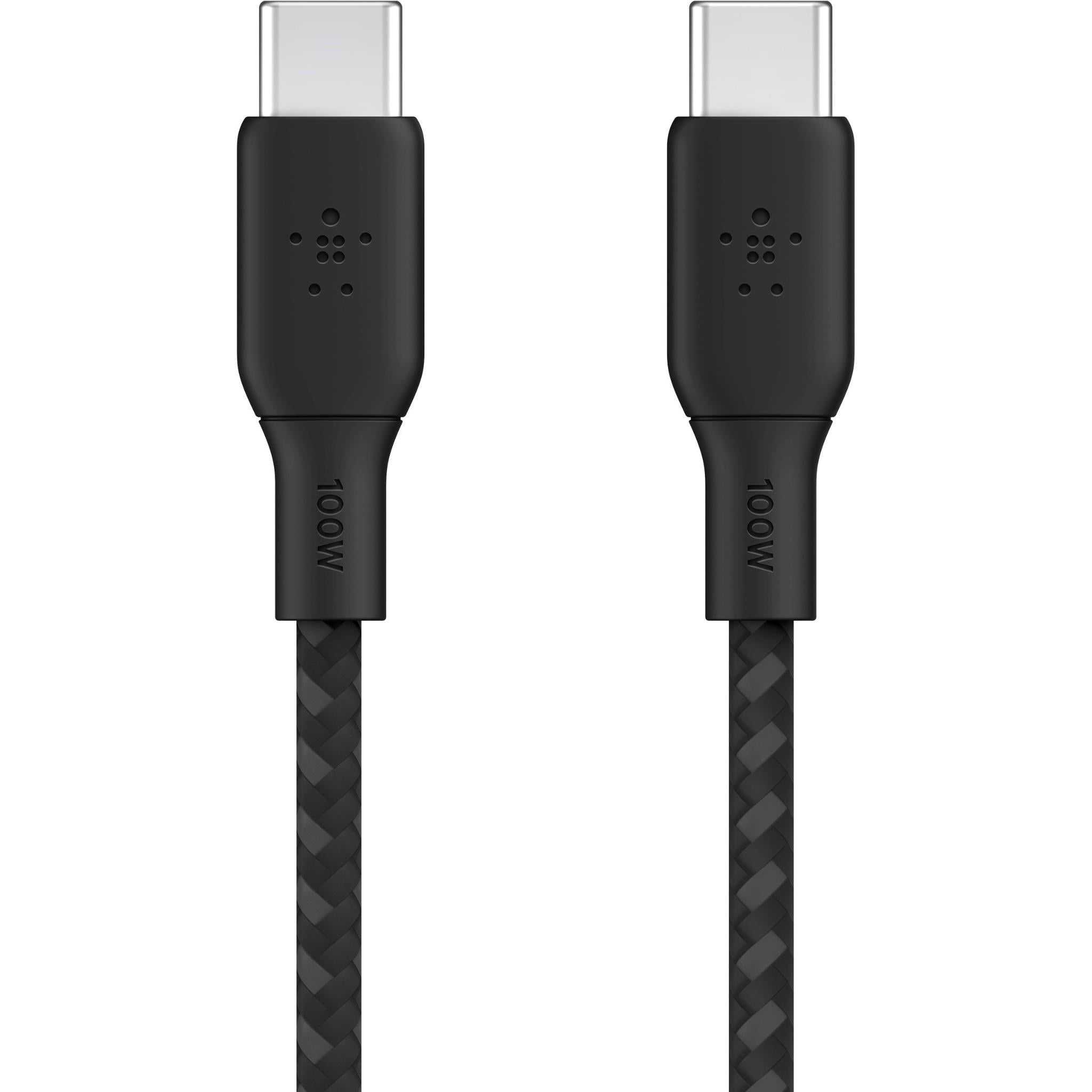 belkin boostup charge 100w usb-c cable 3m (black)