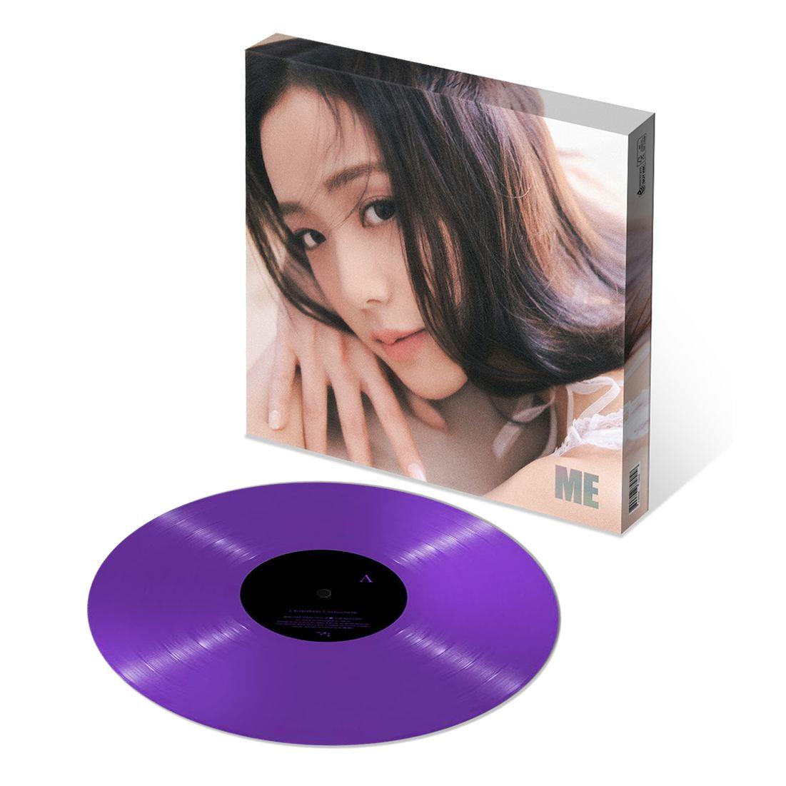 jisoo first single vinyl lp [me] limited edition (clear purple vinyl)